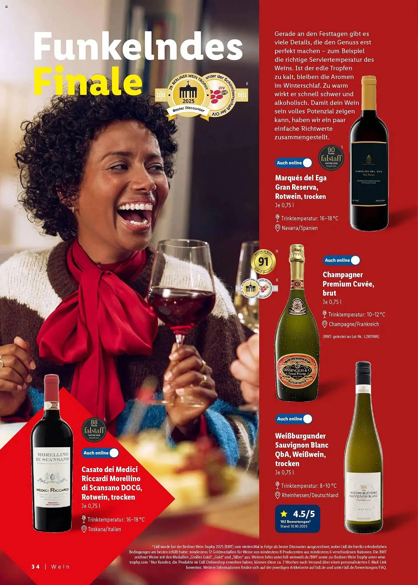 Lidl Prospekt von 31. Oktober bis 27. Dezember 2025 - Prospekt seite 34