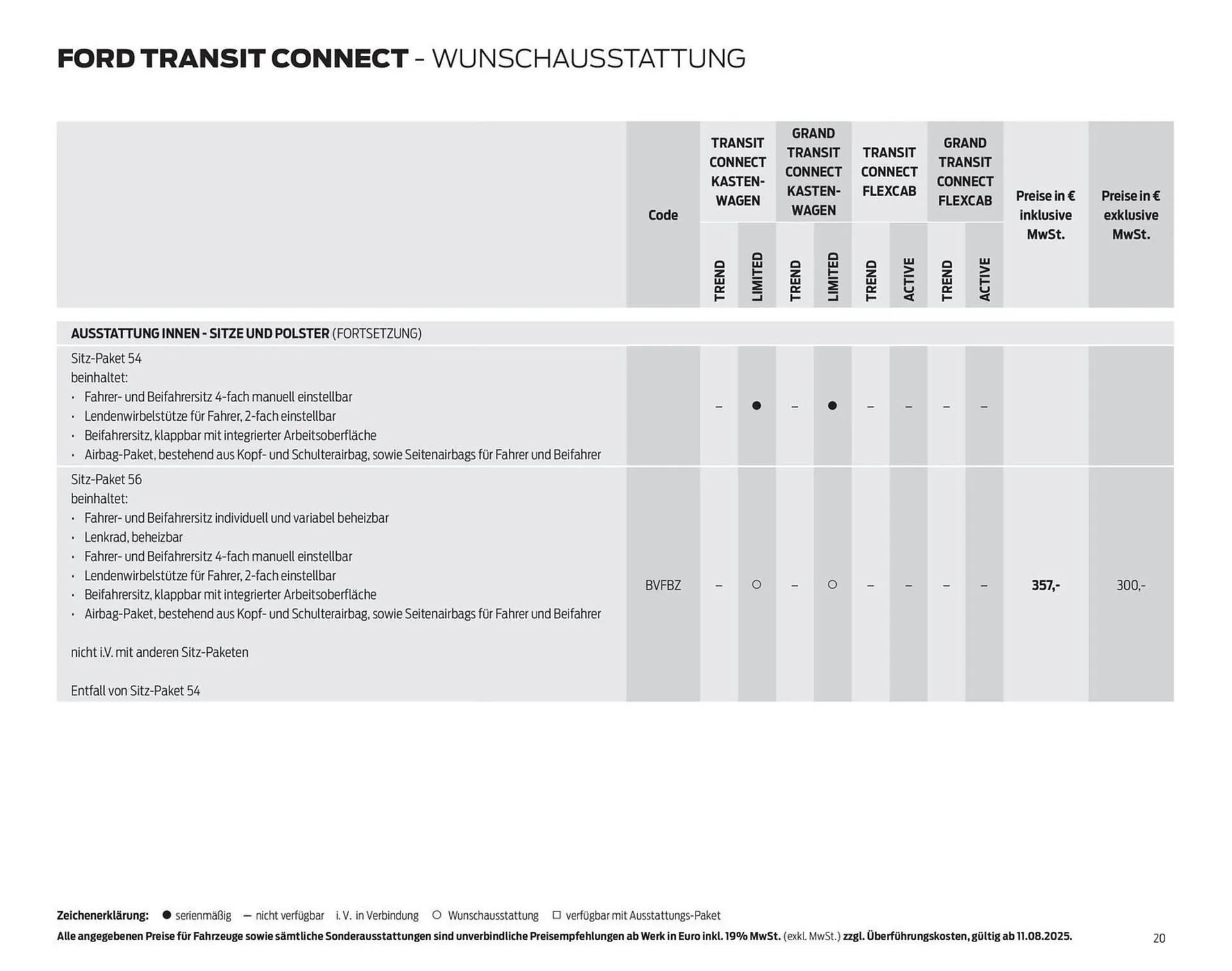 Ford Prospekt von 15. Oktober bis 29. Oktober 2025 - Prospekt seite 20