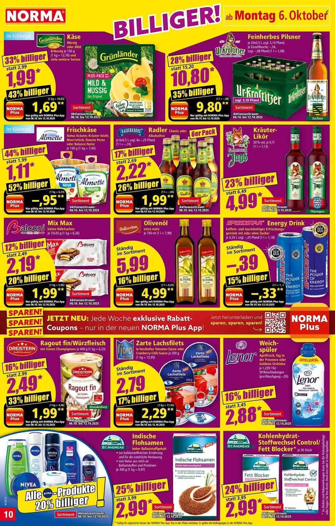 Norma Prospekt von 6. Oktober bis 12. Oktober 2025 - Prospekt seite 10