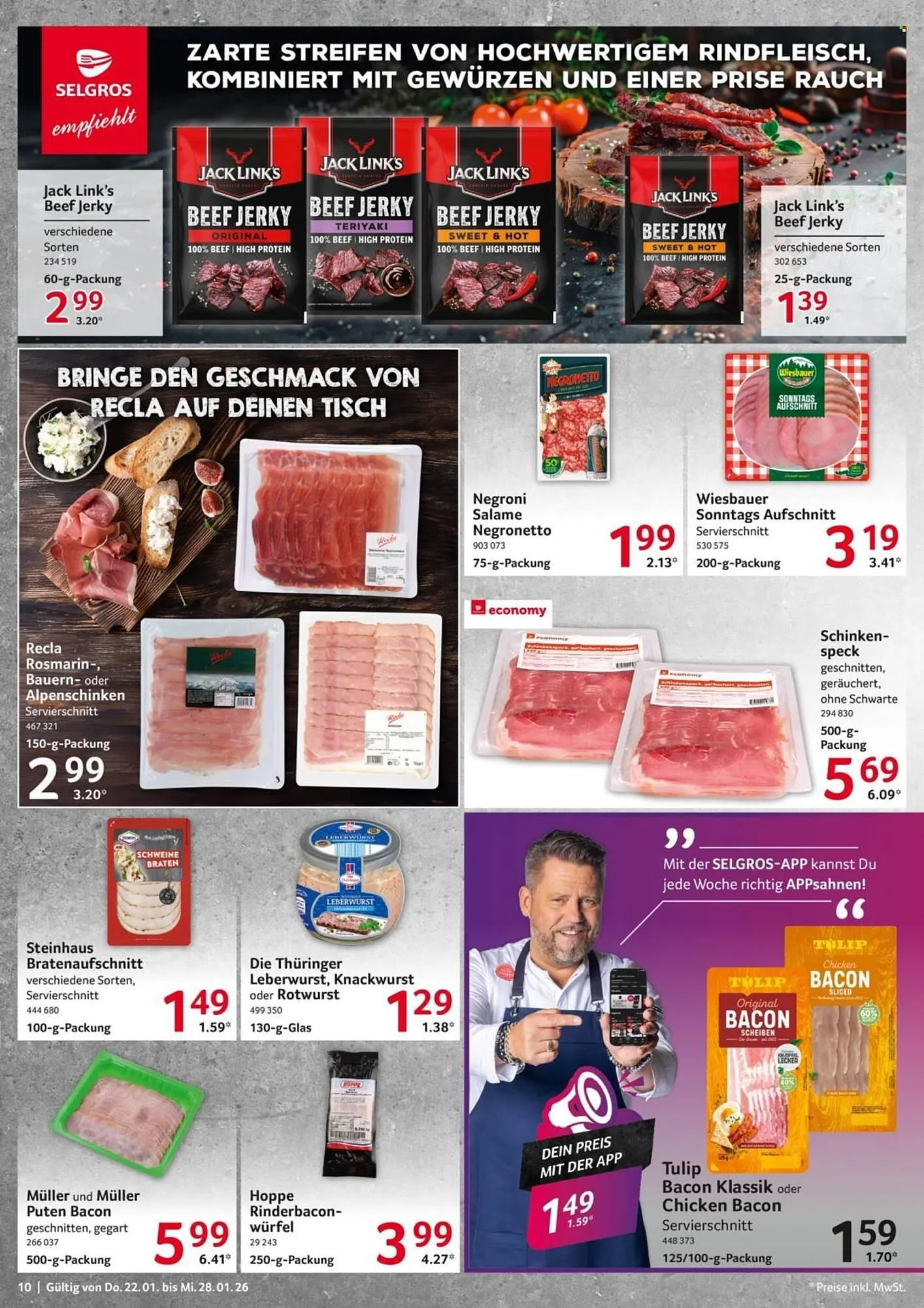 Selgros Prospekt von 22. Januar bis 28. Januar 2026 - Prospekt seite 10