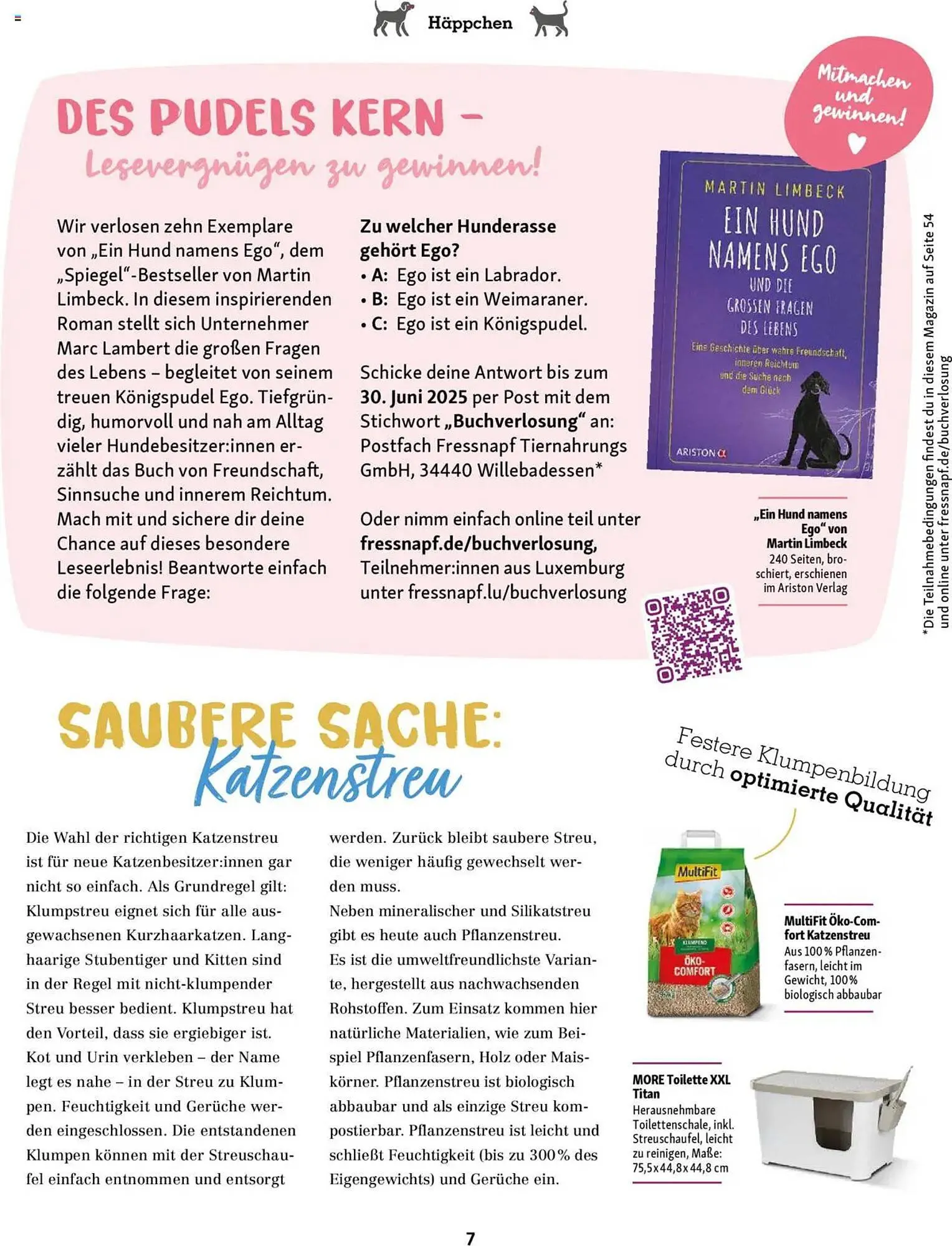 Fressnapf Prospekt von 1. Mai bis 30. Juni 2025 - Prospekt seite 7