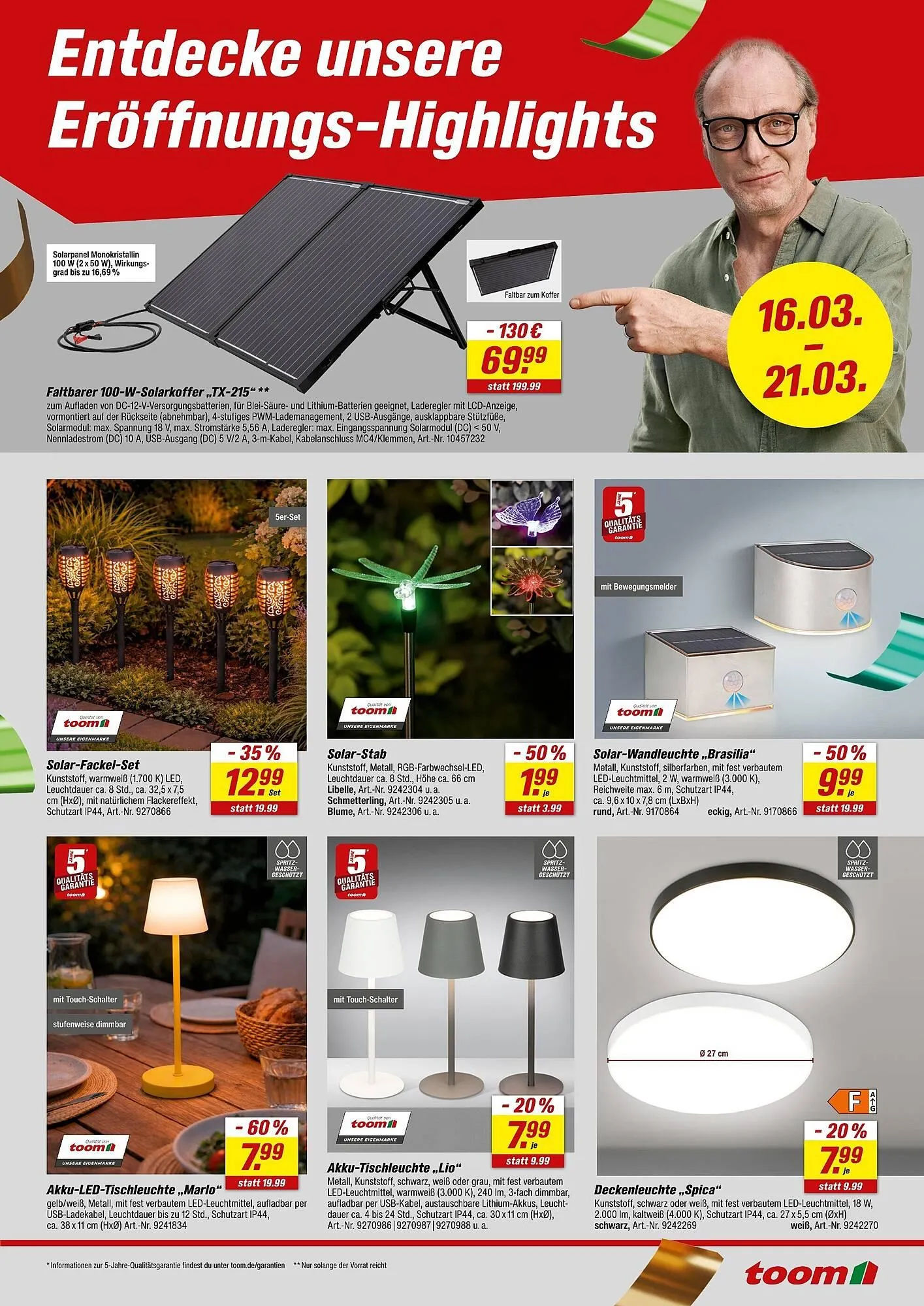 Toom Baumarkt Prospekt von 14. März bis 21. März 2026 - Prospekt seite 5