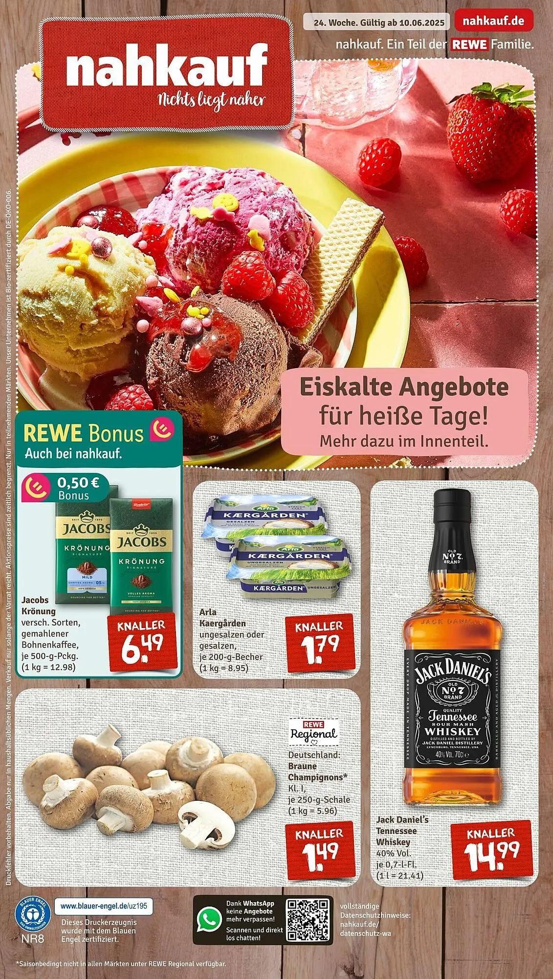 nahkauf Prospekt von 10. Juni bis 14. Juni 2025 - Prospekt seite 1