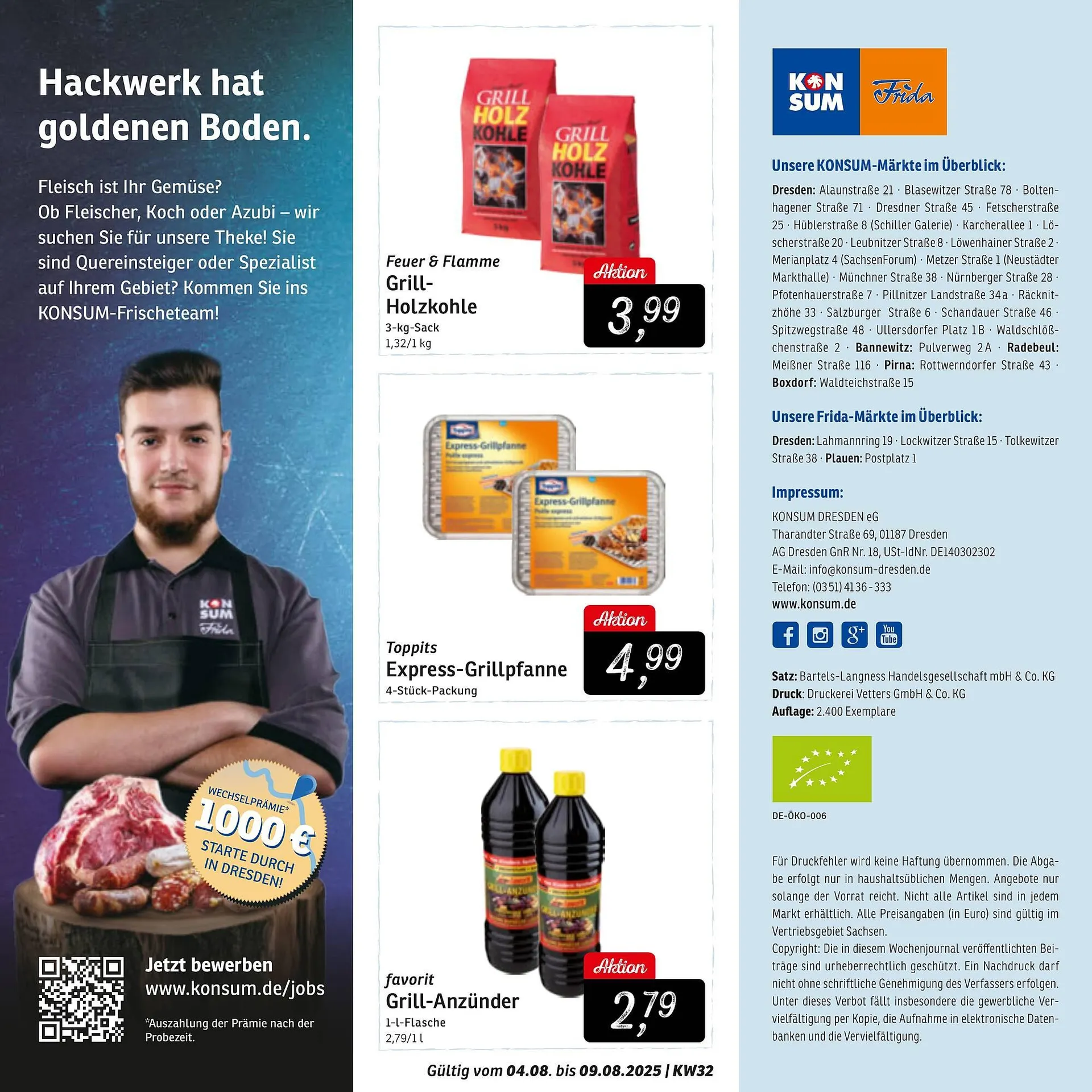 KONSUM Prospekt von 4. August bis 9. August 2025 - Prospekt seite 12