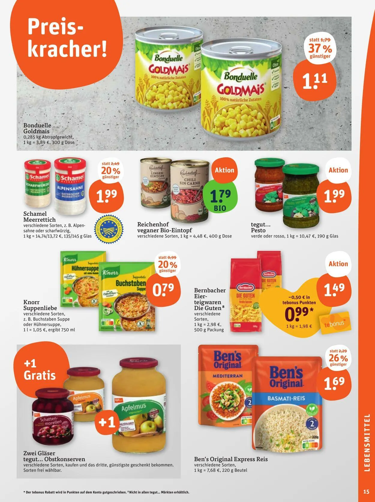 Tegut Aktueller Prospekt von 1. September bis 7. September 2025 - Prospekt seite 17