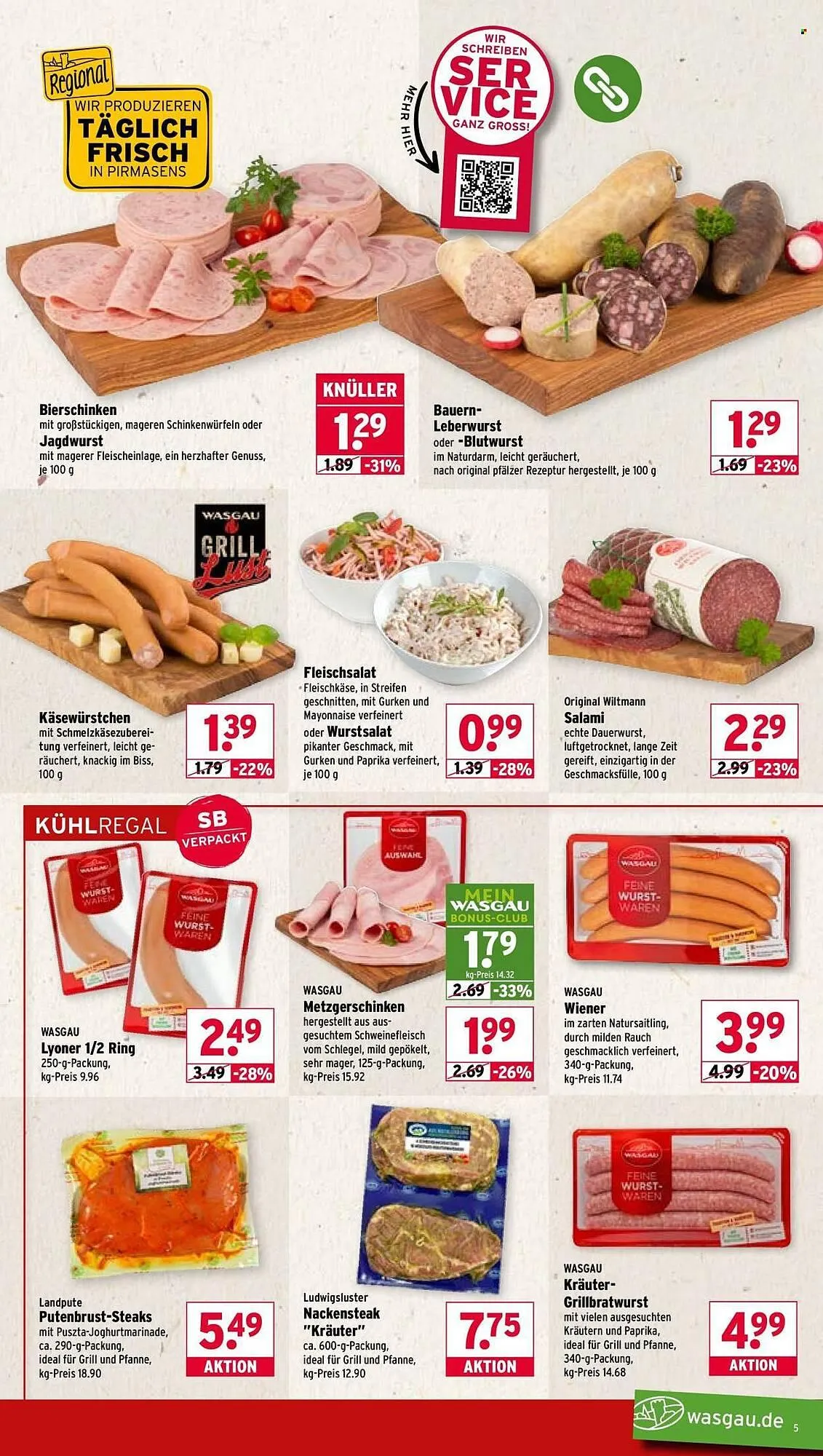 Wasgau Prospekt von 13. April bis 18. April 2026 - Prospekt seite 5