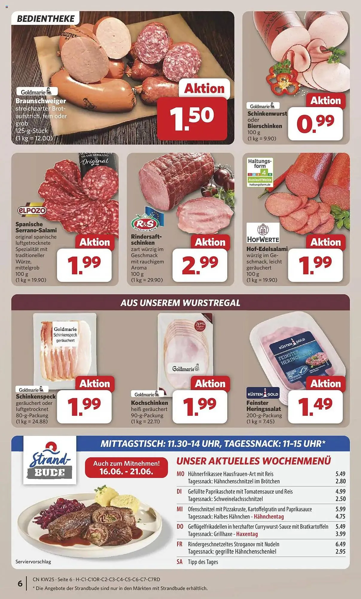 Combi Prospekt von 16. Juni bis 21. Juni 2025 - Prospekt seite 6