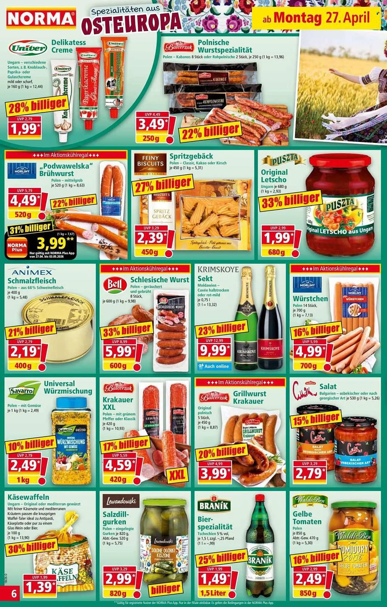 Norma Prospekt von 27. April bis 3. Mai 2026 - Prospekt seite 6
