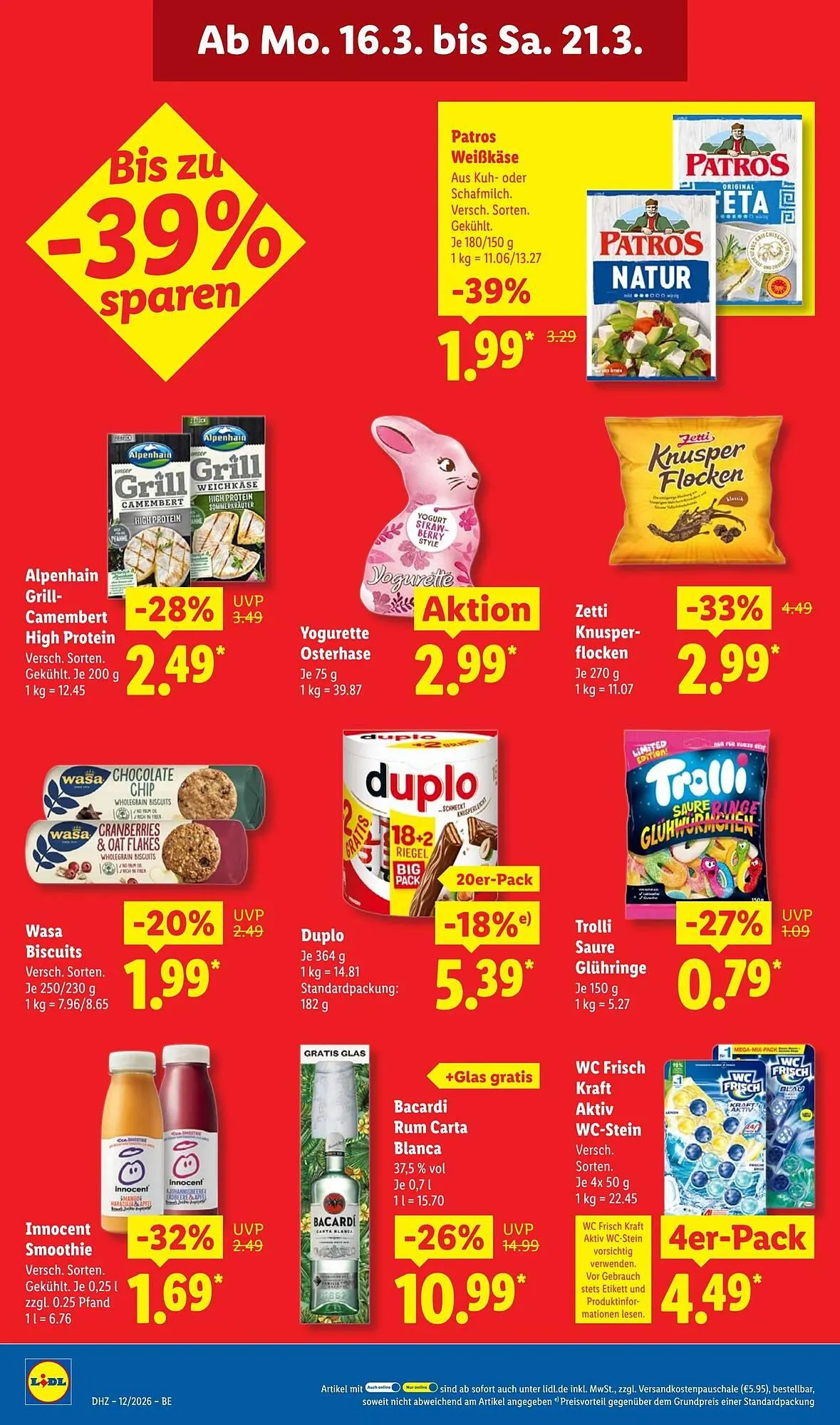Lidl Prospekt von 16. März bis 22. März 2026 - Prospekt seite 32