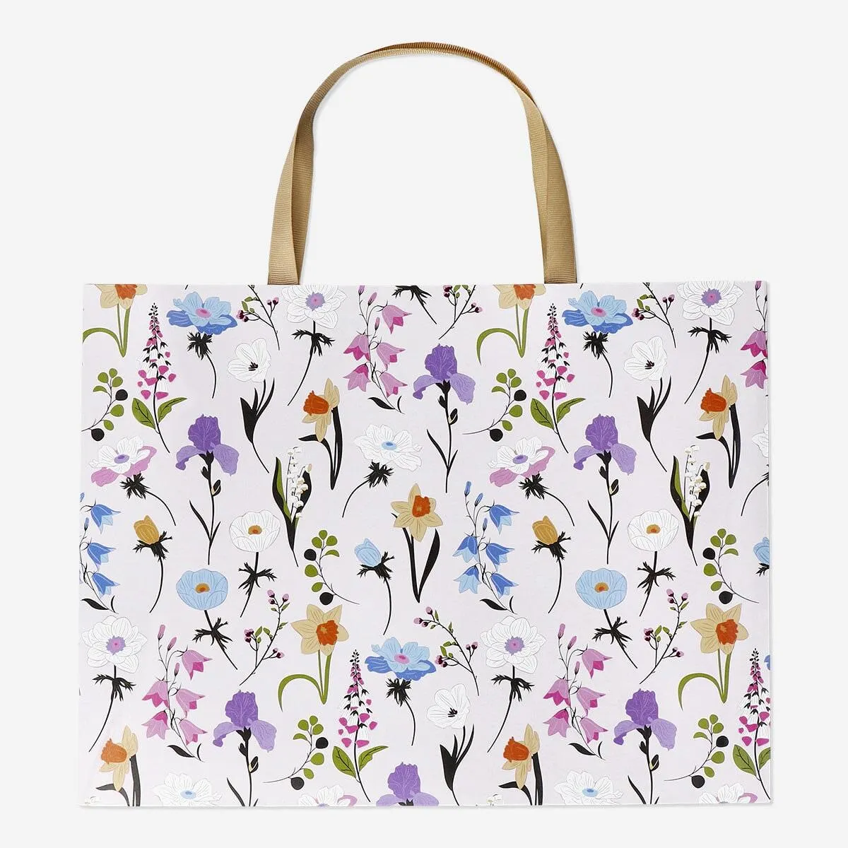 Floral gift bag - Large