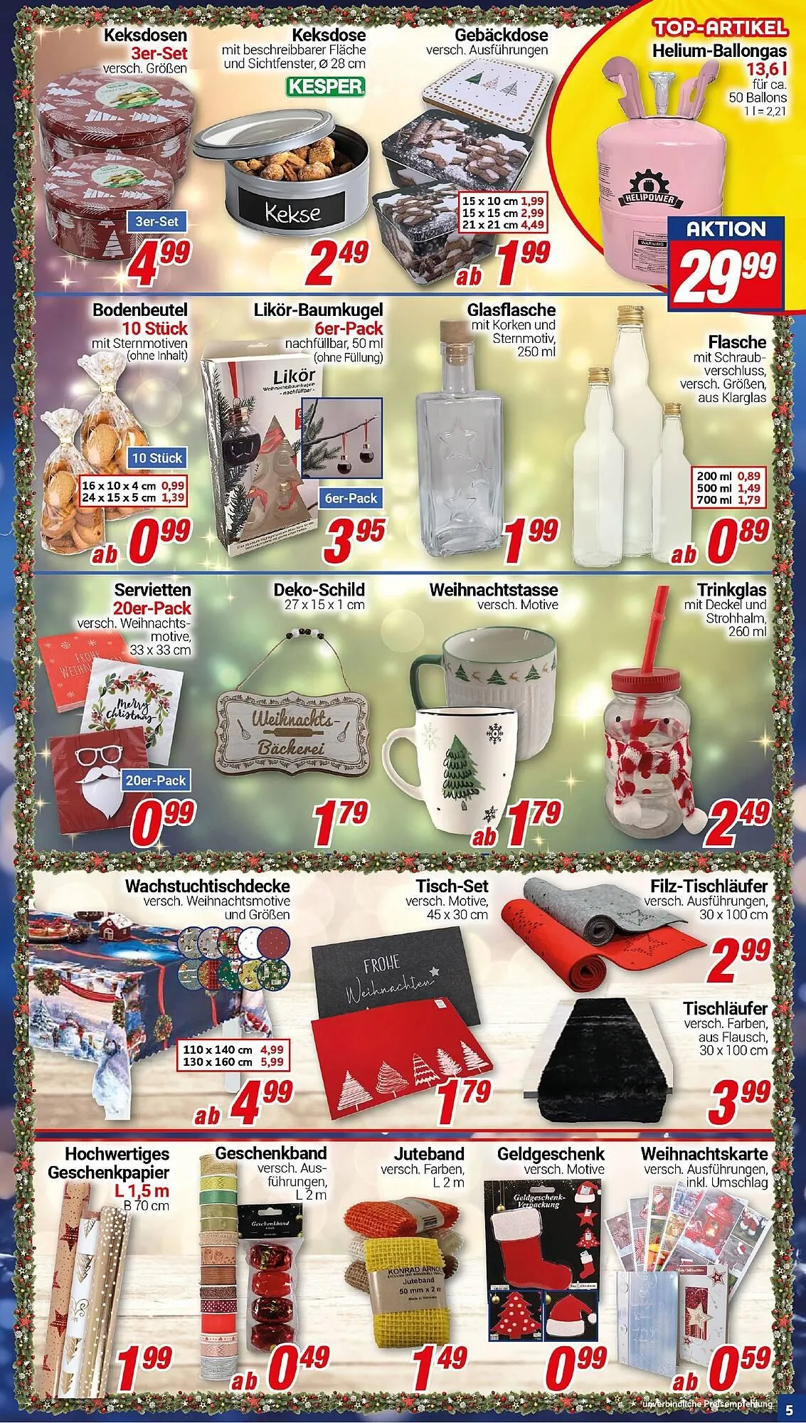 CENTERSHOP Prospekt von 1. Dezember bis 7. Dezember 2025 - Prospekt seite 5