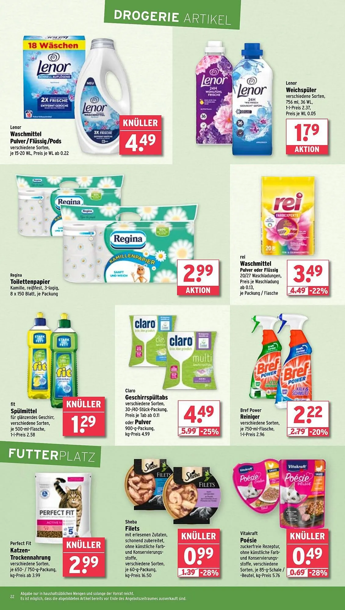 Wasgau Prospekt von 16. Juni bis 21. Juni 2025 - Prospekt seite 22