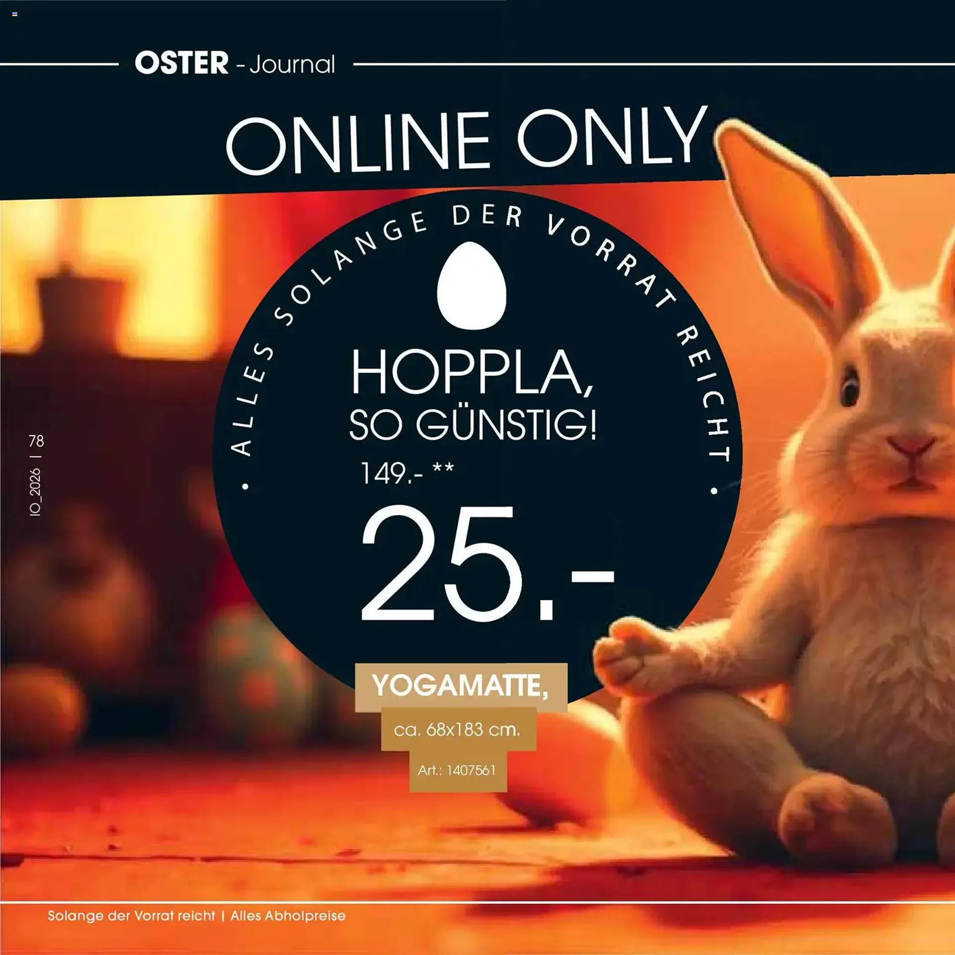 Zurbrüggen Prospekt von 23. März bis 11. April 2026 - Prospekt seite 78