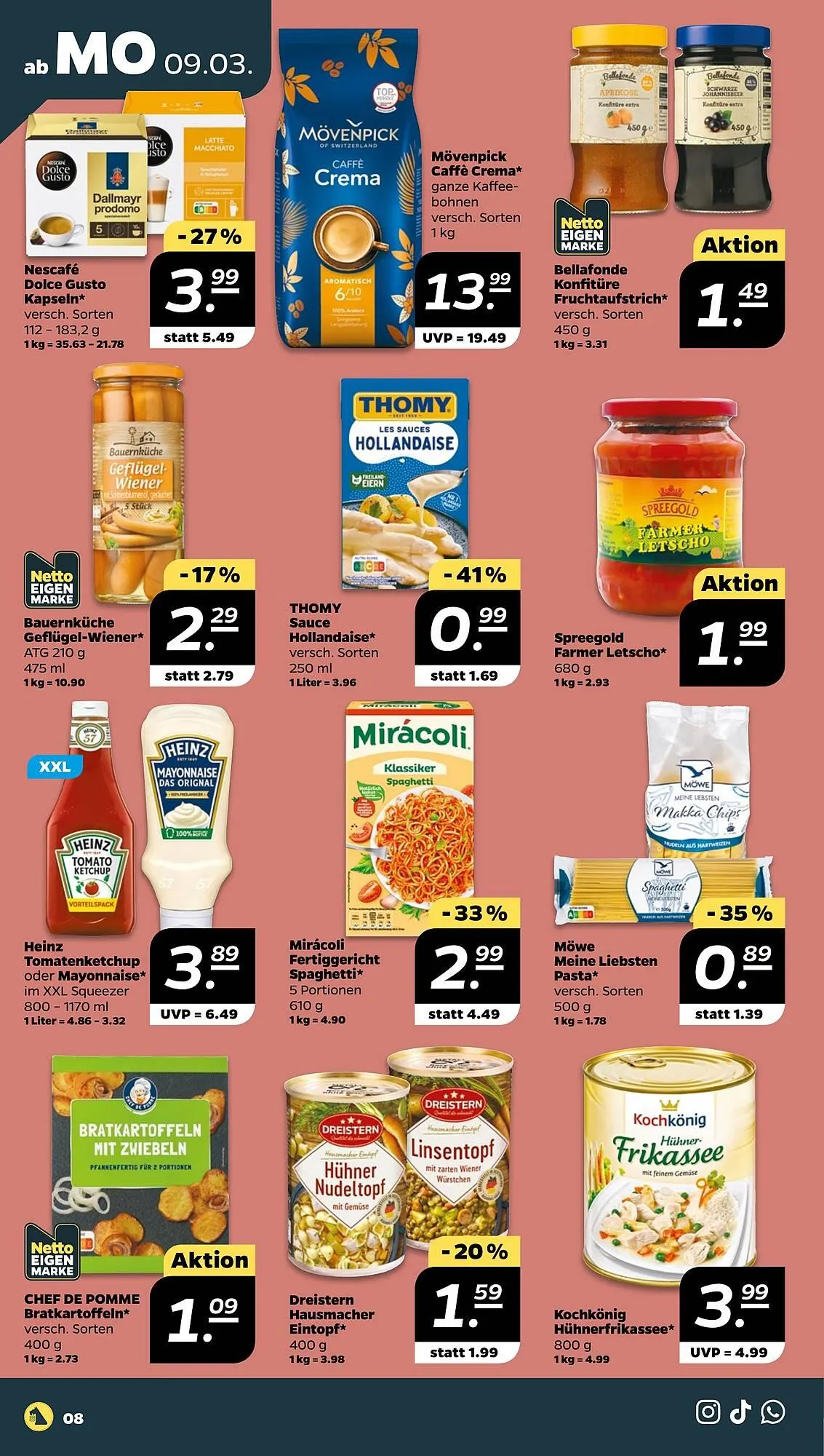 NETTO Prospekt von 9. März bis 14. März 2026 - Prospekt seite 8
