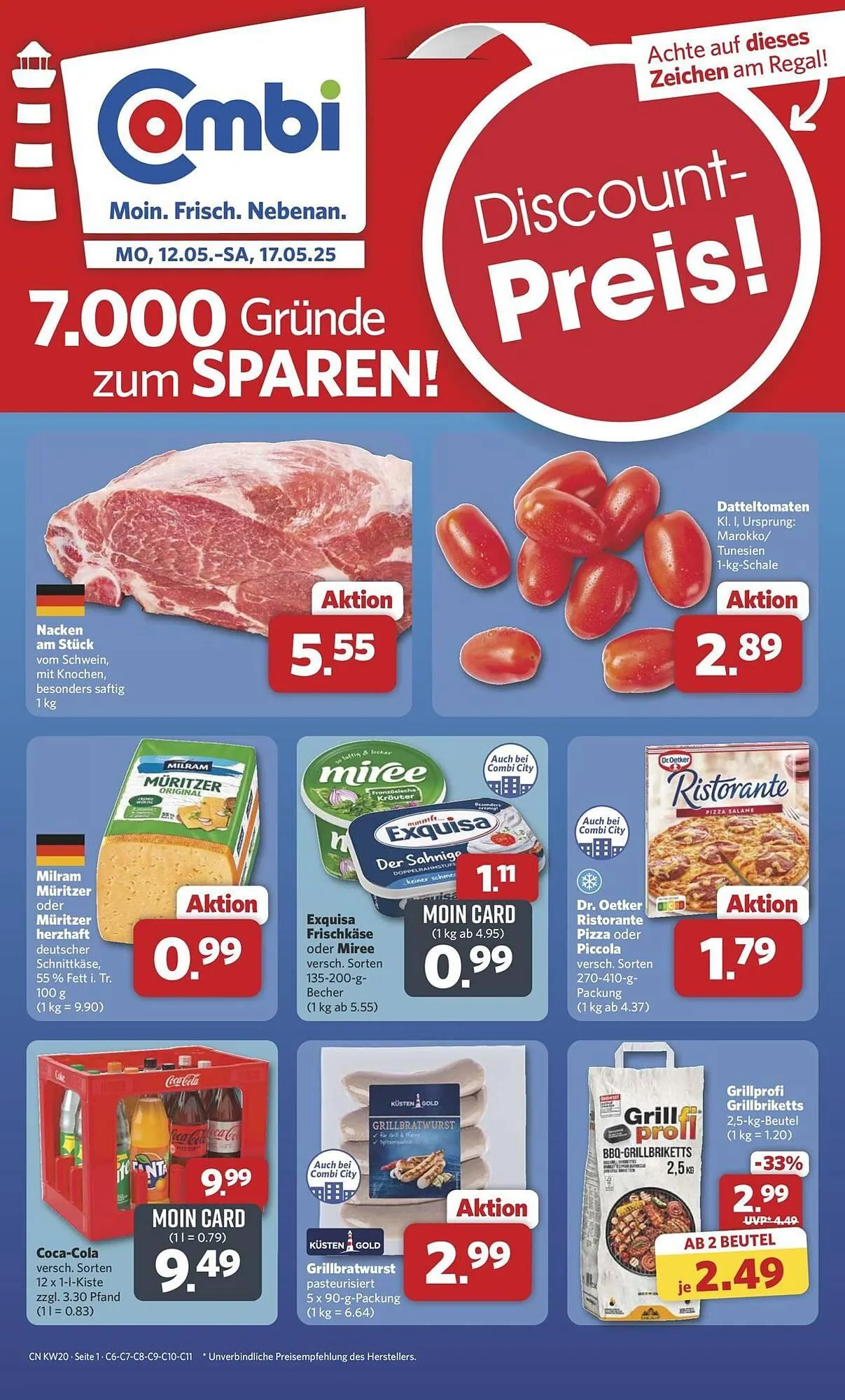 Combi Prospekt von 11. Mai bis 17. Mai 2025 - Prospekt seite 1