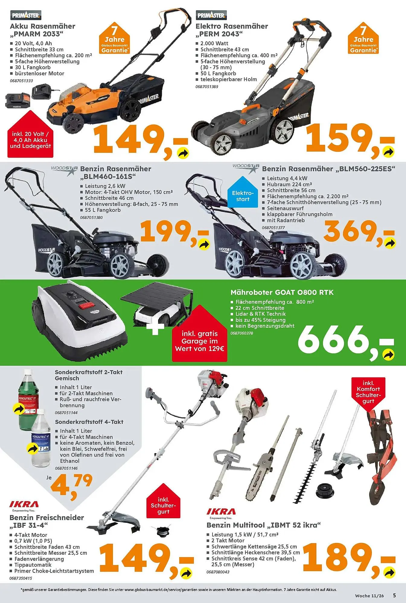 Globus Baumarkt Prospekt von 8. März bis 14. März 2026 - Prospekt seite 5