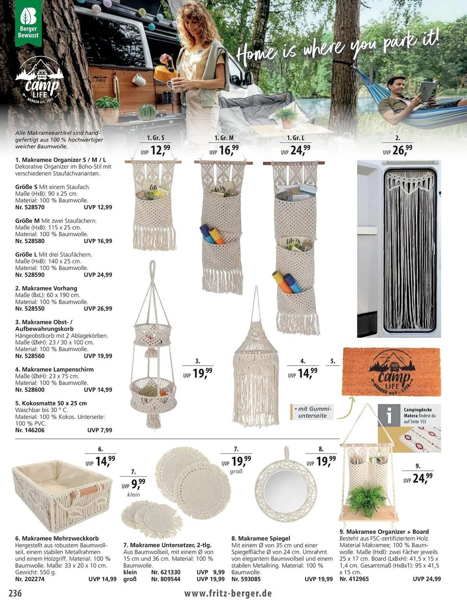 Fritz Berger Prospekt von 27. Mai bis 31. Dezember 2025 - Prospekt seite 236