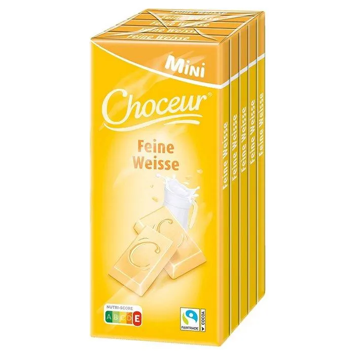 CHOCEUR Mini Tafeln 200 g, weiß