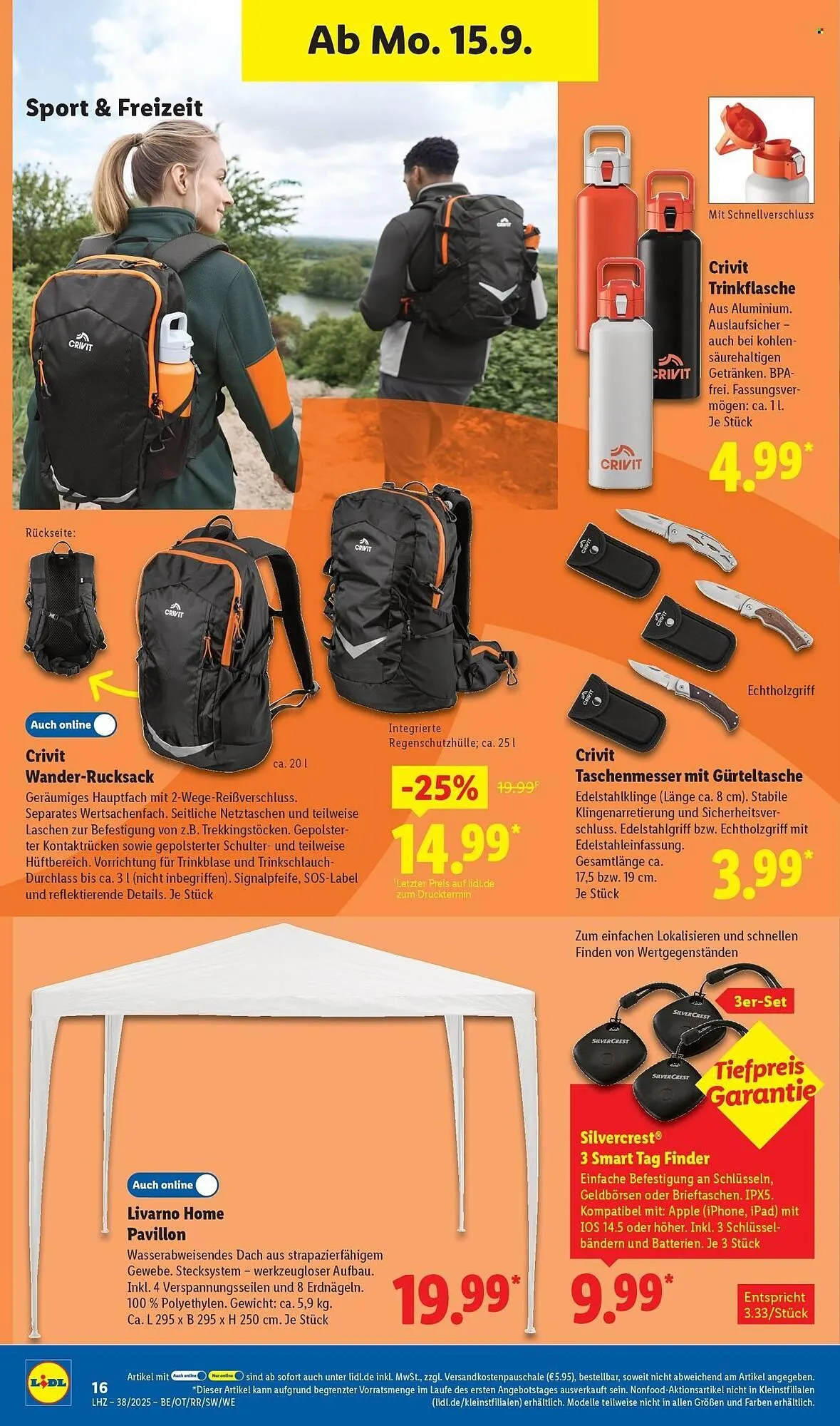 Lidl Prospekt von 15. September bis 20. September 2025 - Prospekt seite 8