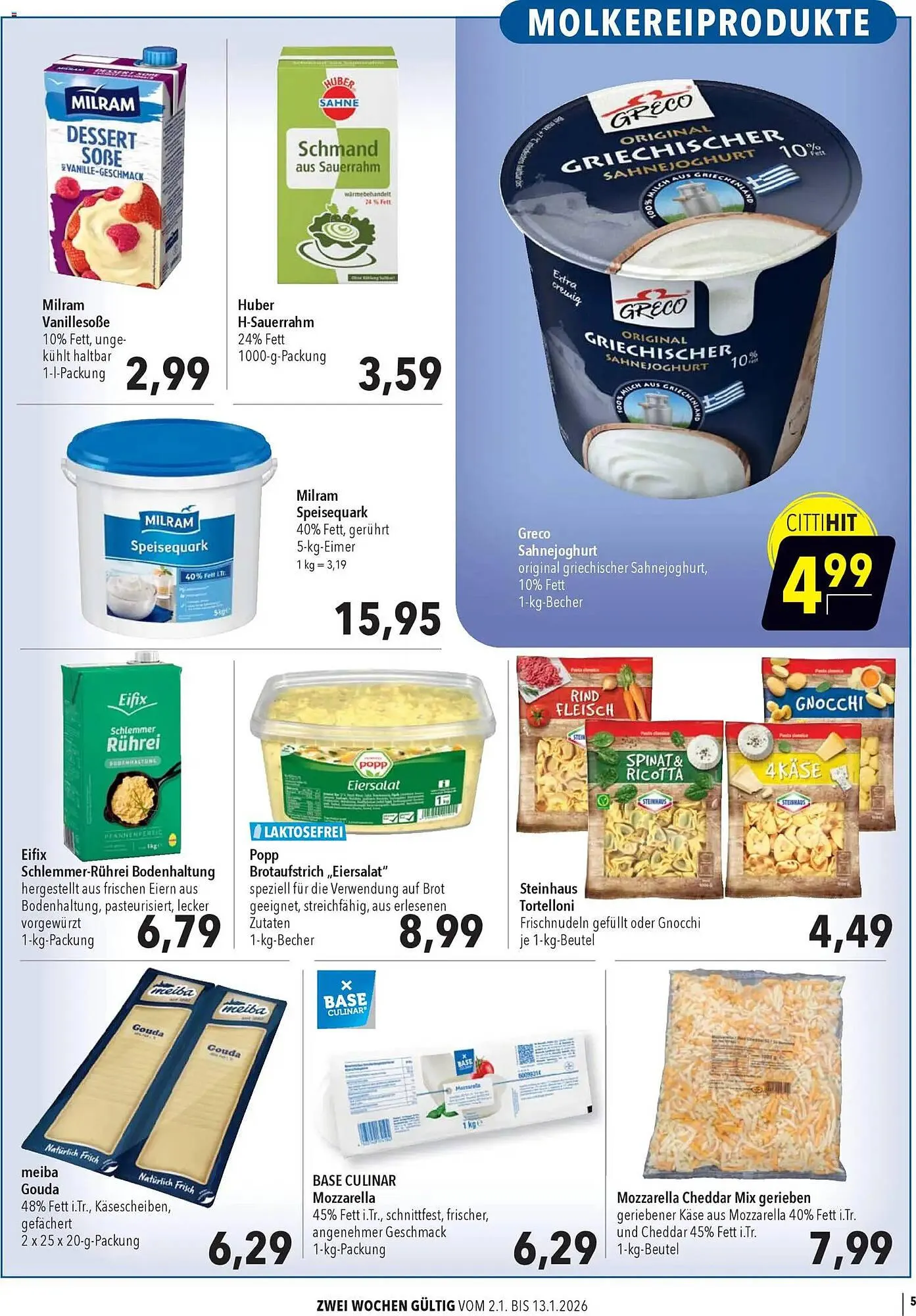 CITTI Markt Prospekt von 2. Januar bis 13. Januar 2026 - Prospekt seite 5