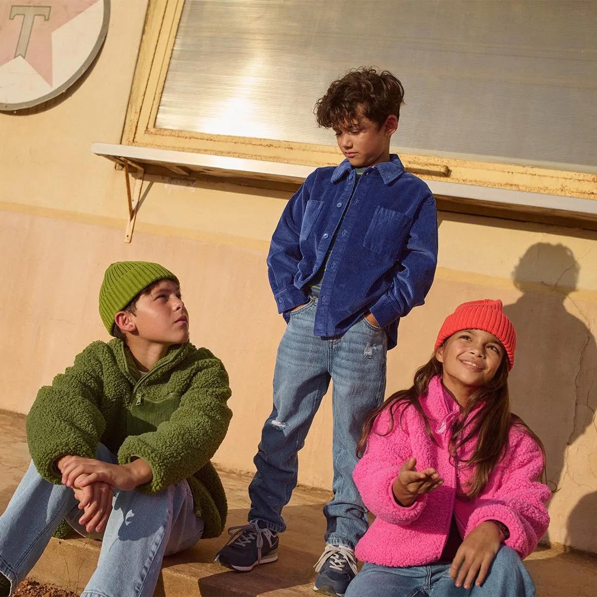 Kinder Overshirt aus Cord