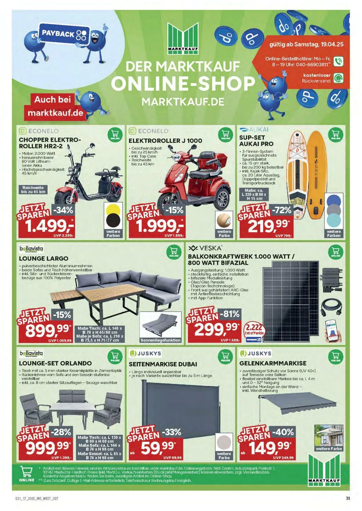 Marktkauf - Nürnberg-Thon Aktueller Prospekt von 22. April bis 26. April 2025 - Prospekt seite 31