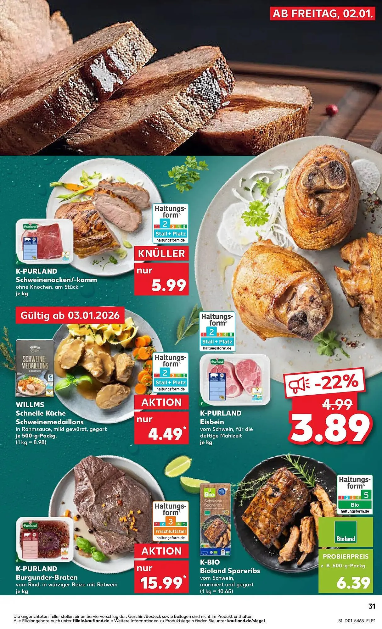 Kaufland Prospekt von 4. Januar bis 7. Januar 2026 - Prospekt seite 31