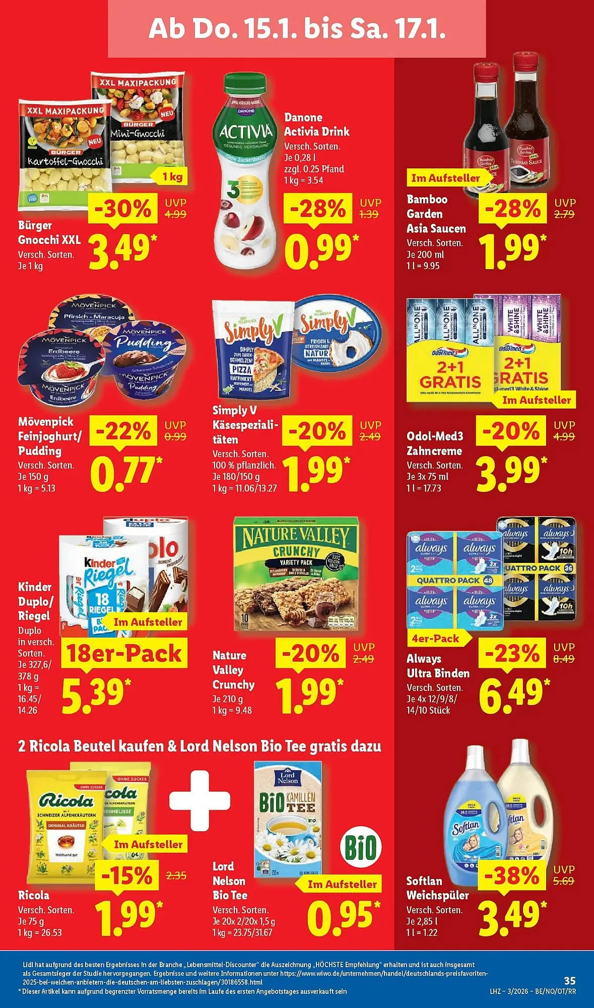 Lidl Prospekt von 11. Januar bis 17. Januar 2026 - Prospekt seite 61