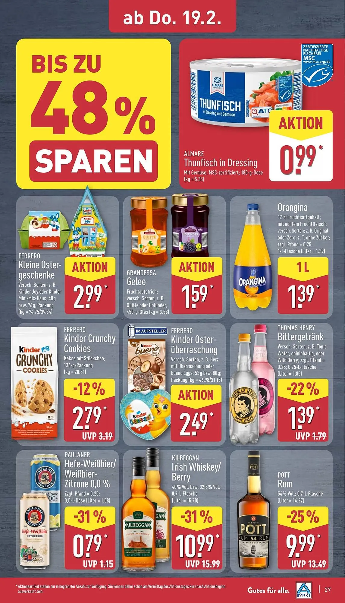 Aldi Nord Prospekt von 16. Februar bis 21. Februar 2026 - Prospekt seite 32