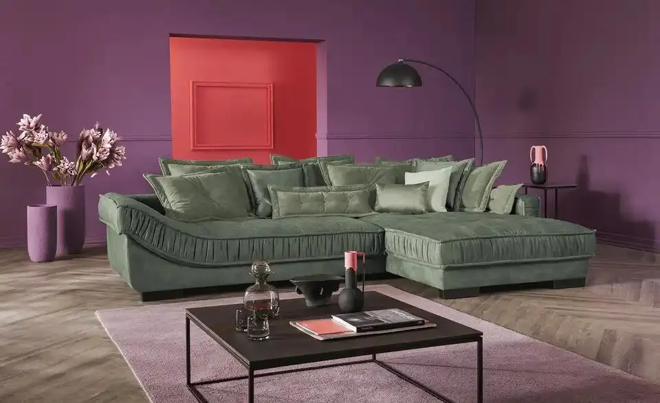 pop Ecksofa Zweifarbig Diwan III