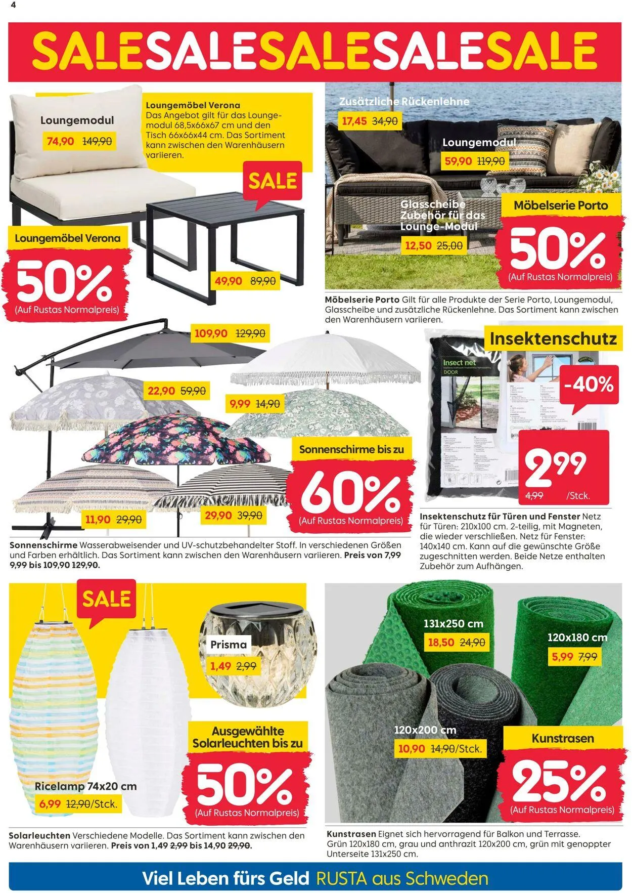 Rusta von 7. Juli bis 21. Juli 2025 - Prospekt seite 4