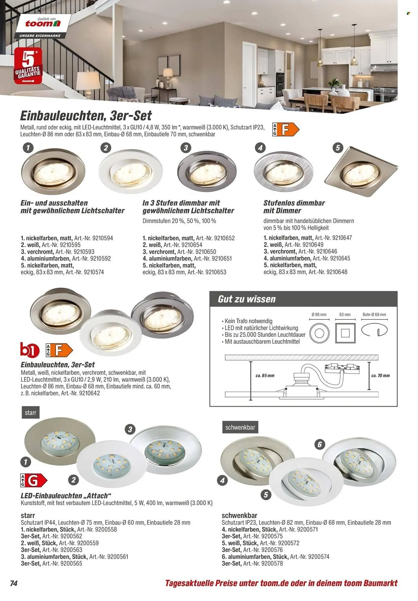 Toom Baumarkt Prospekt von 14. Februar bis 30. April 2026 - Prospekt seite 74
