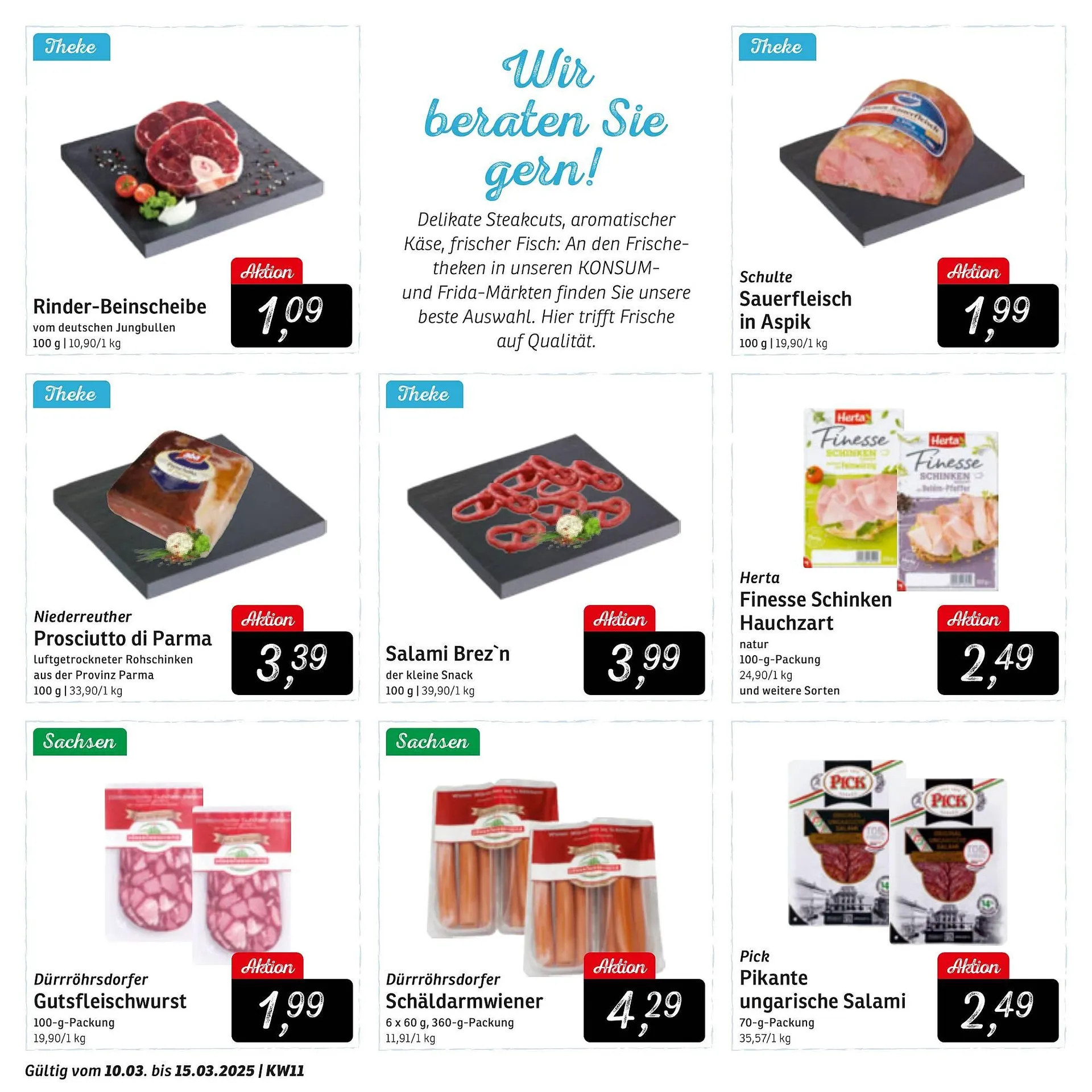 KONSUM Prospekt von 10. März bis 15. März 2025 - Prospekt seite 4