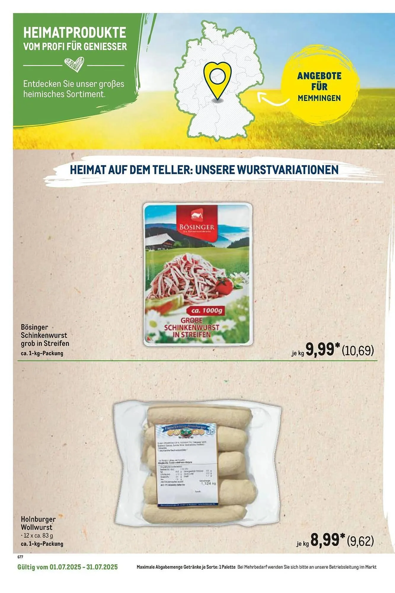 METRO Prospekt von 1. Juli bis 31. Juli 2025 - Prospekt seite 68