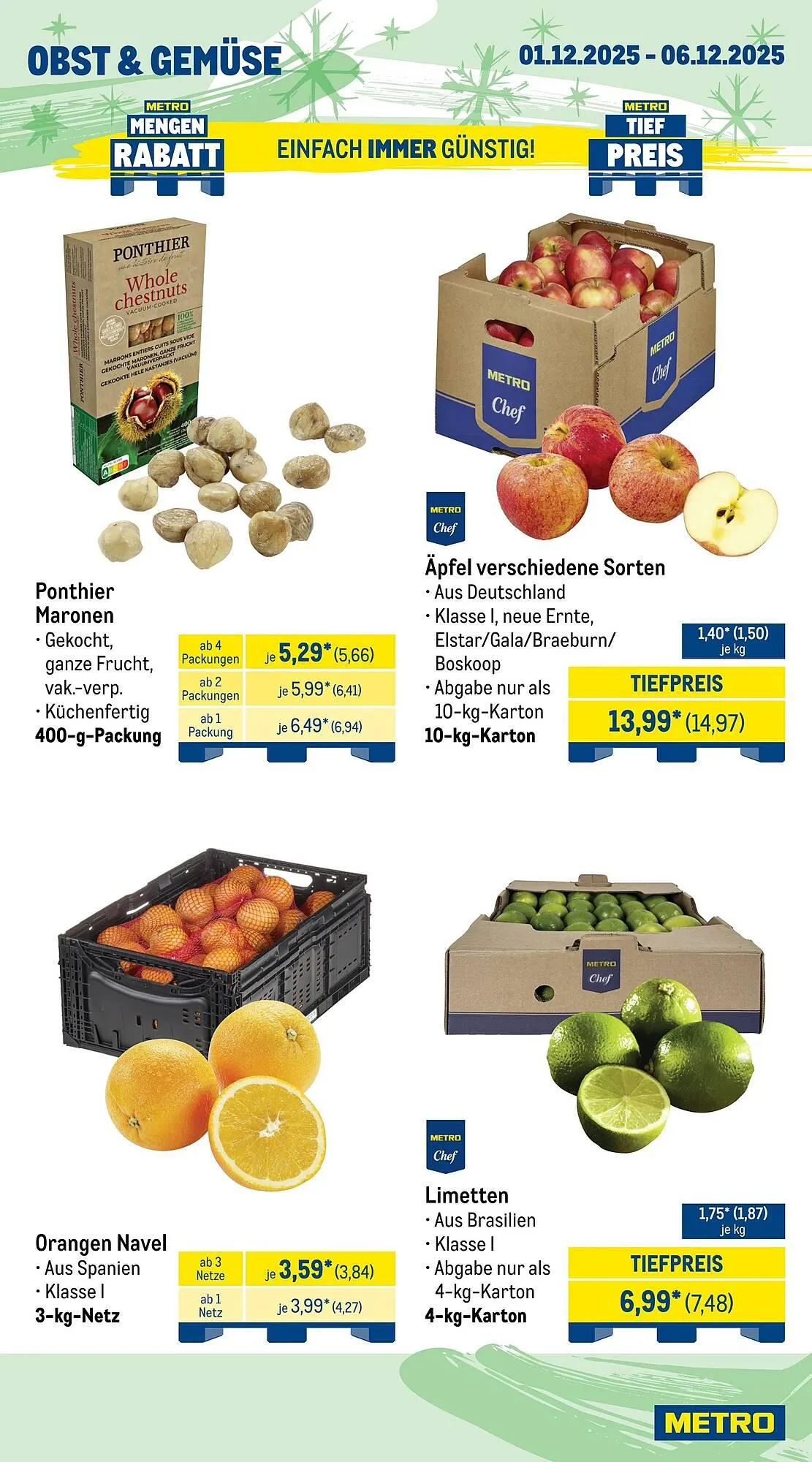 METRO Prospekt von 1. Dezember bis 6. Dezember 2025 - Prospekt seite 7