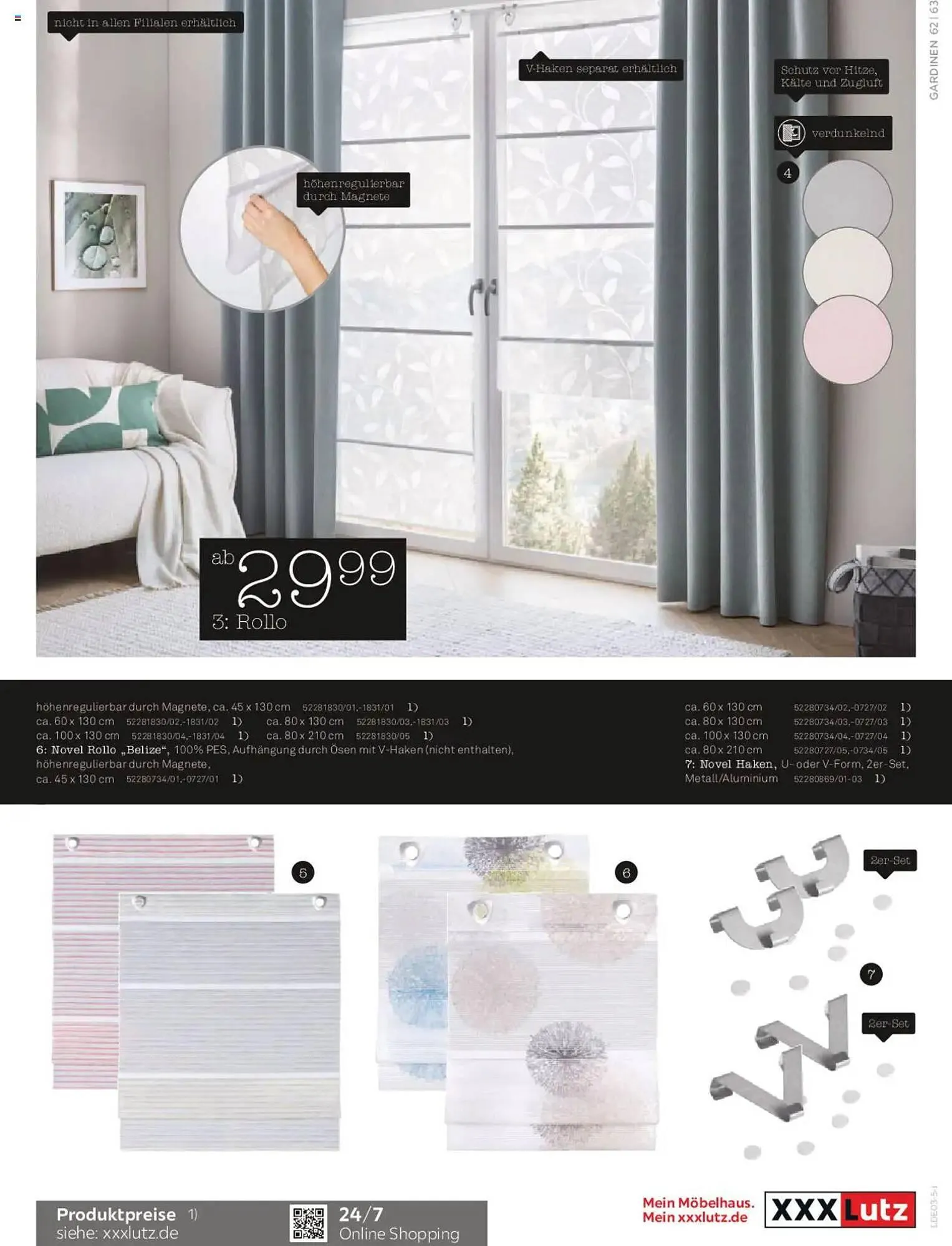 XXXLutz Prospekt von 1. März bis 30. Juni 2025 - Prospekt seite 63