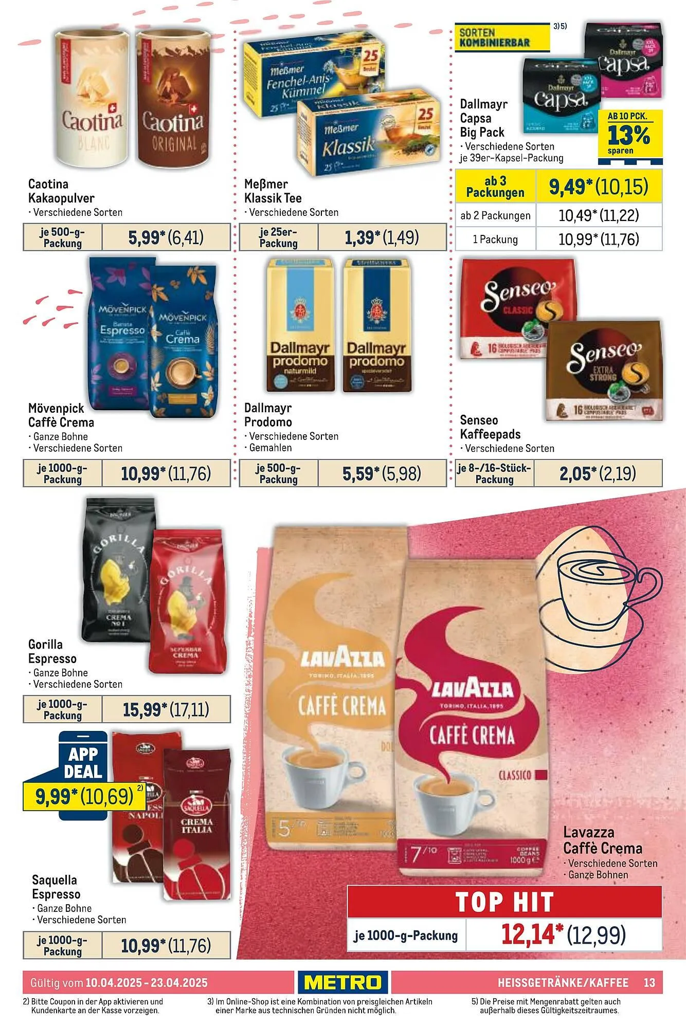 METRO Prospekt von 10. April bis 23. April 2025 - Prospekt seite 13