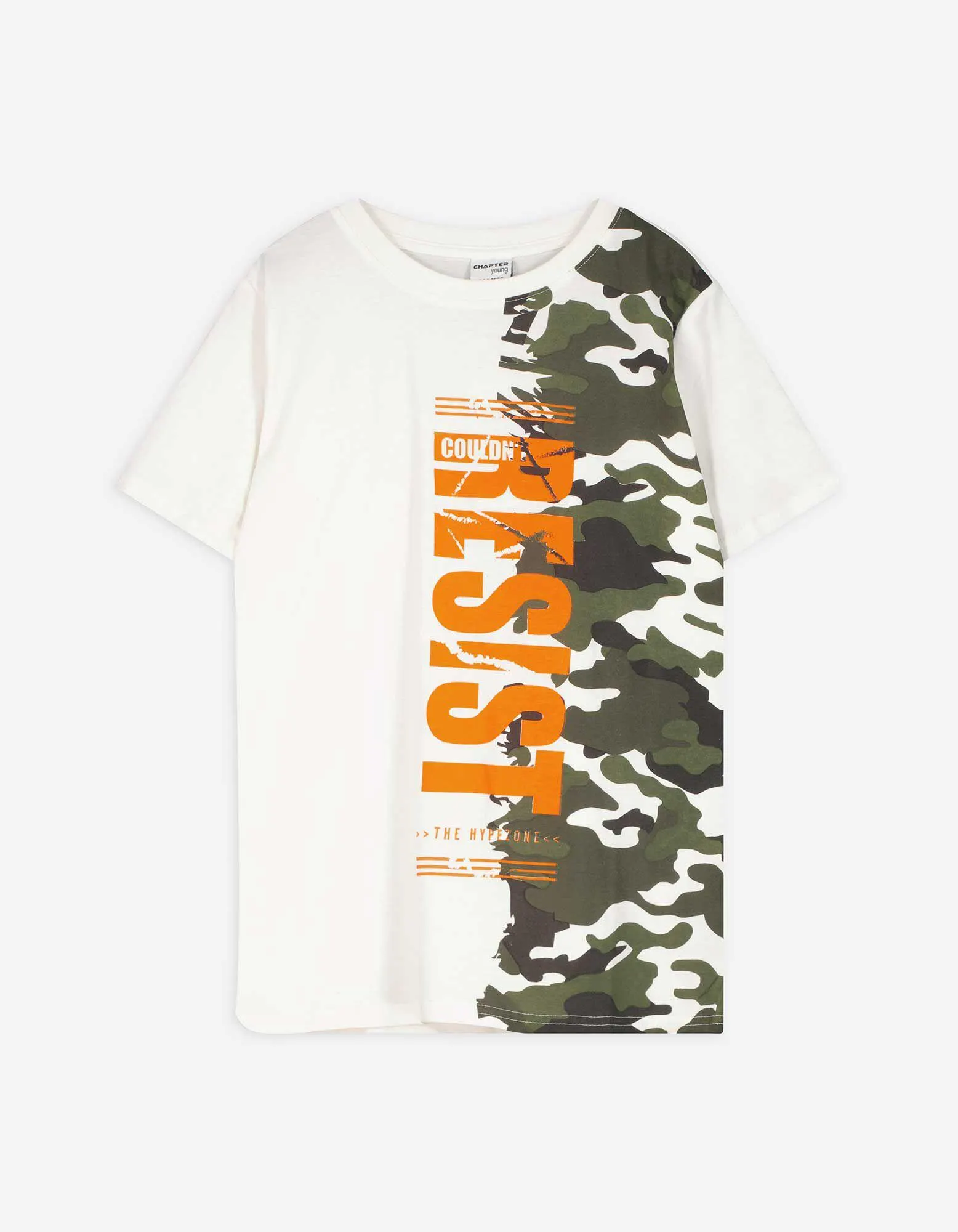 T-Shirt - Frontprint - weiß