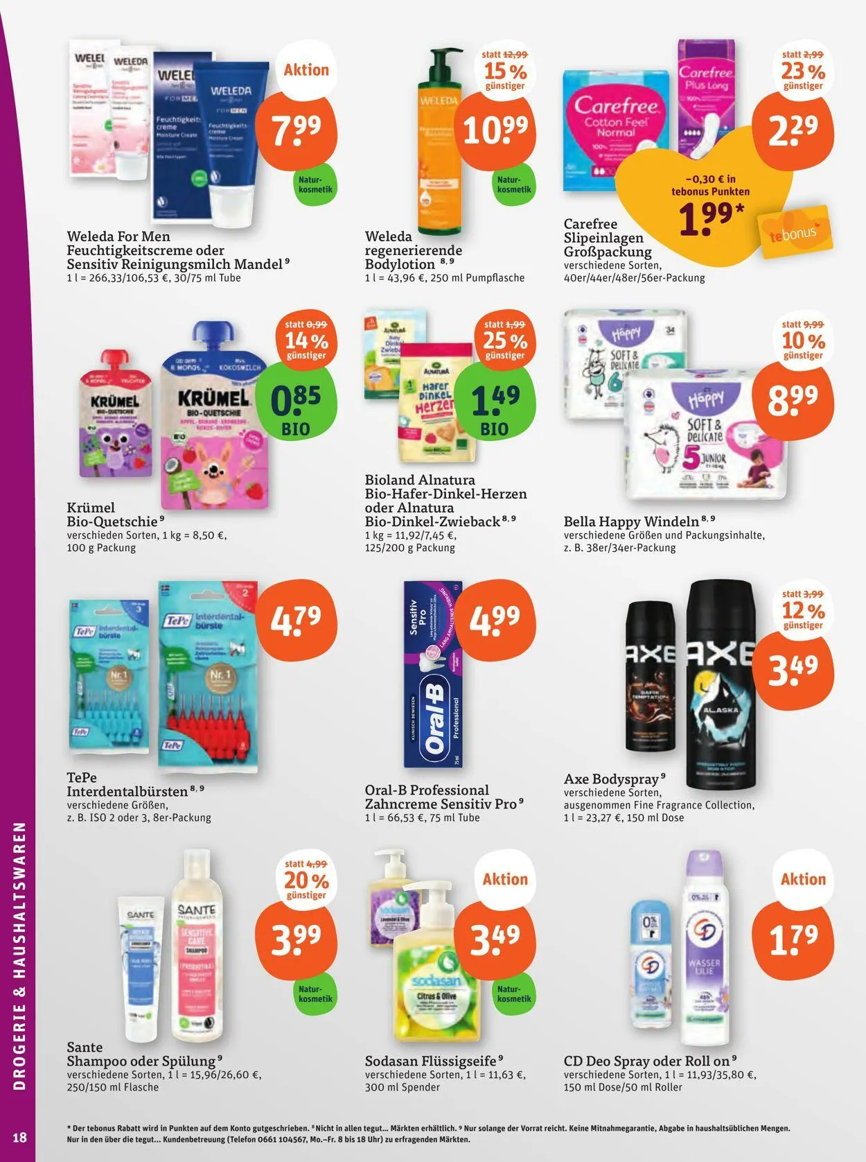 Tegut Aktueller Prospekt von 27. Oktober bis 2. November 2025 - Prospekt seite 20