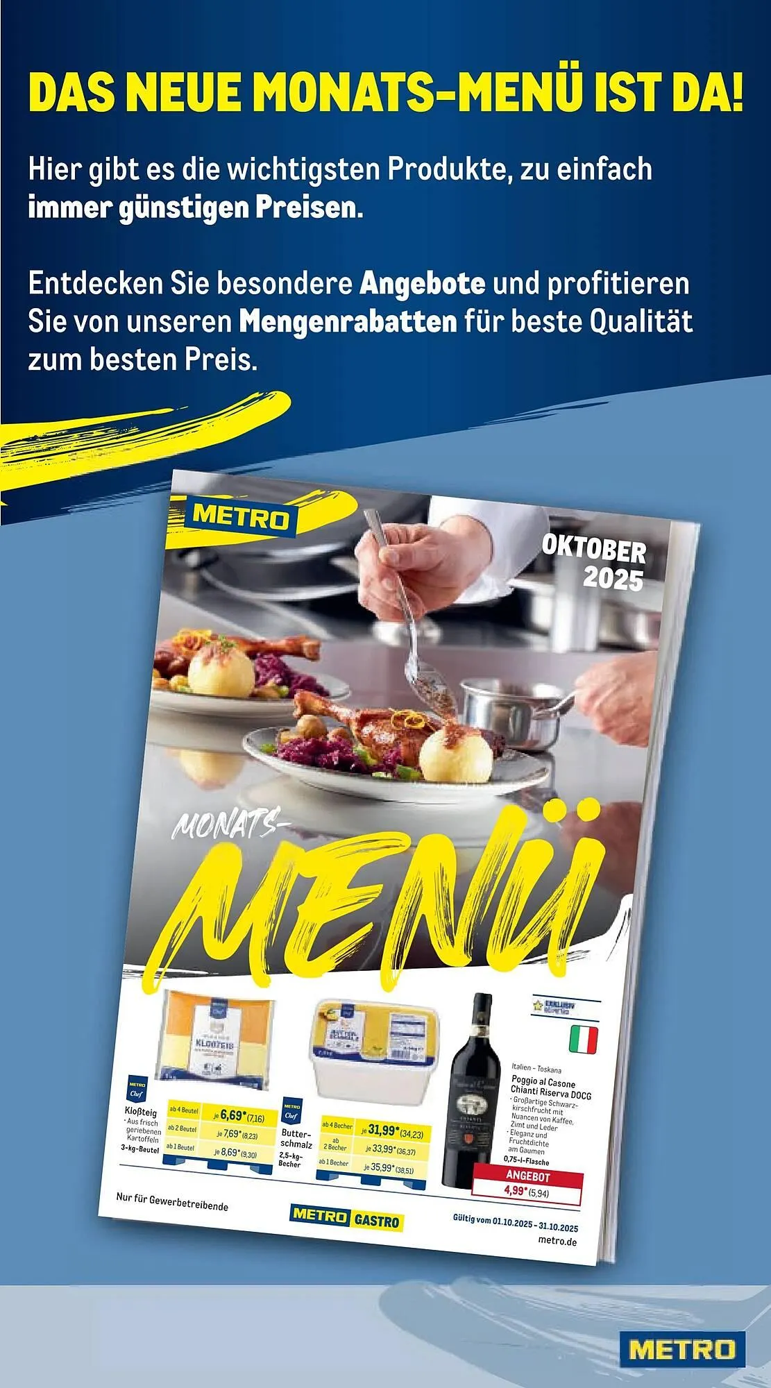 METRO Prospekt von 6. Oktober bis 11. Oktober 2025 - Prospekt seite 20