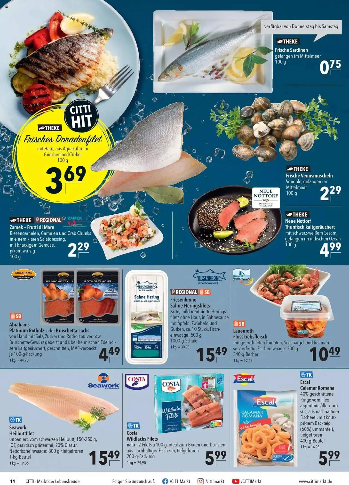 CITTI Markt Prospekt von 30. Juli bis 5. August 2025 - Prospekt seite 14