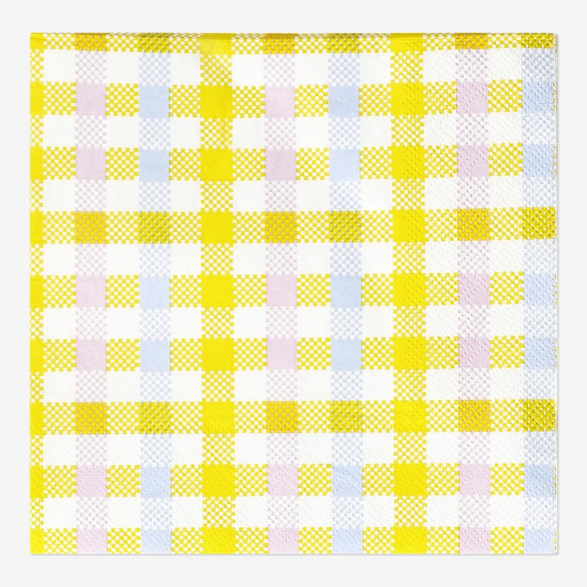 Checkered napkins - 16 pcs