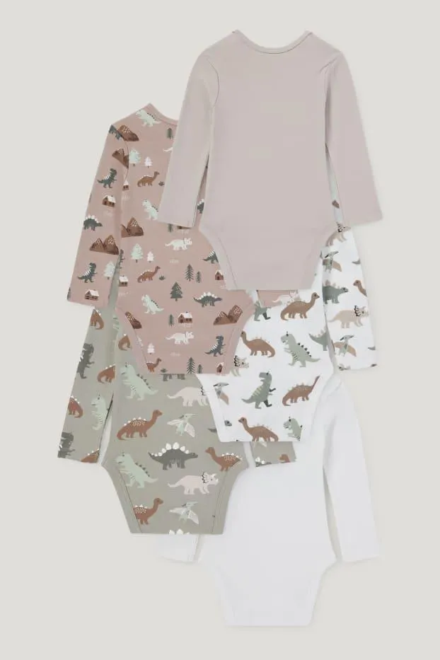 Set van 5 - dino - rompertje