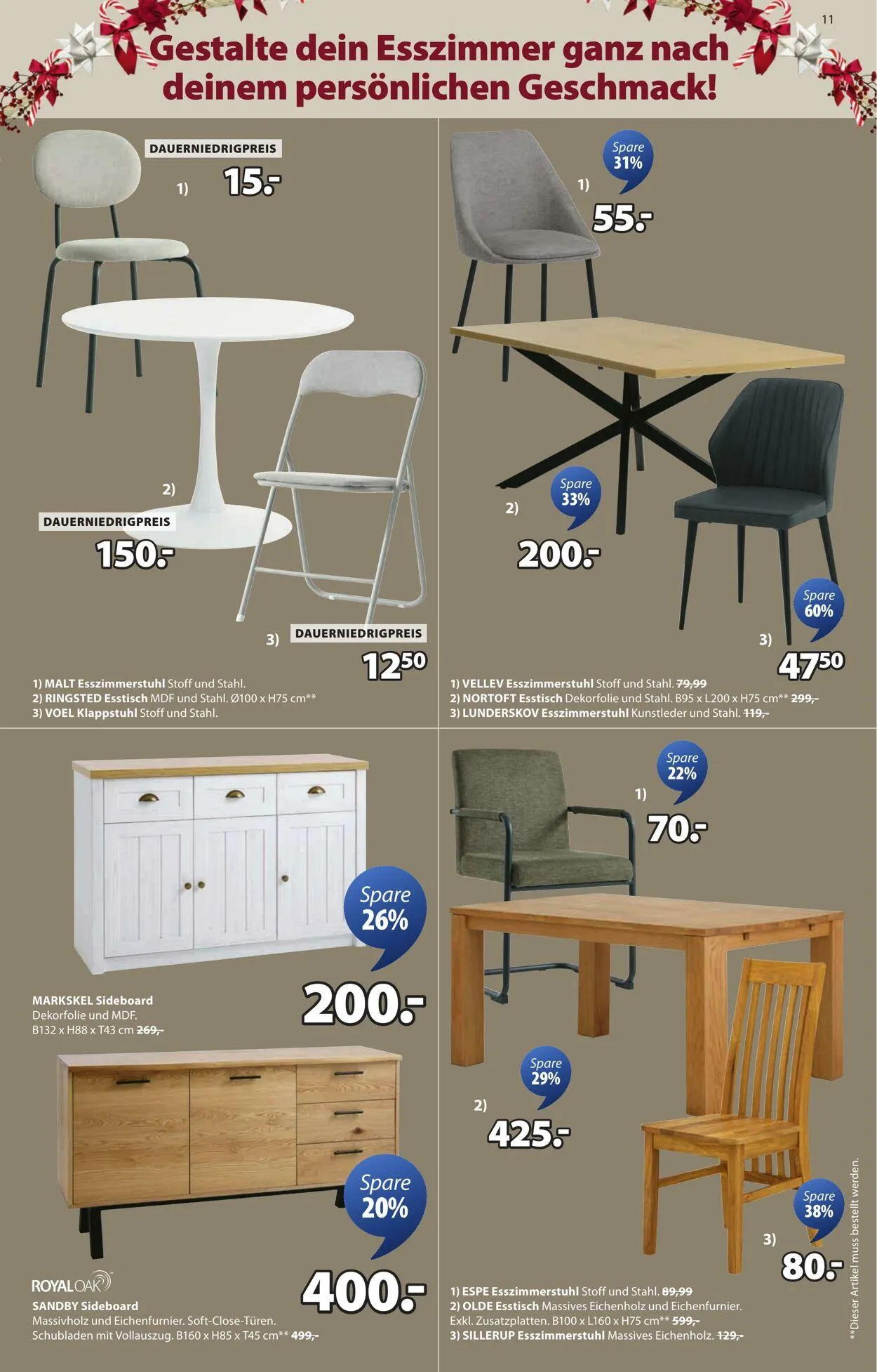 JYSK von 15. Dezember bis 29. Dezember 2025 - Prospekt seite 12