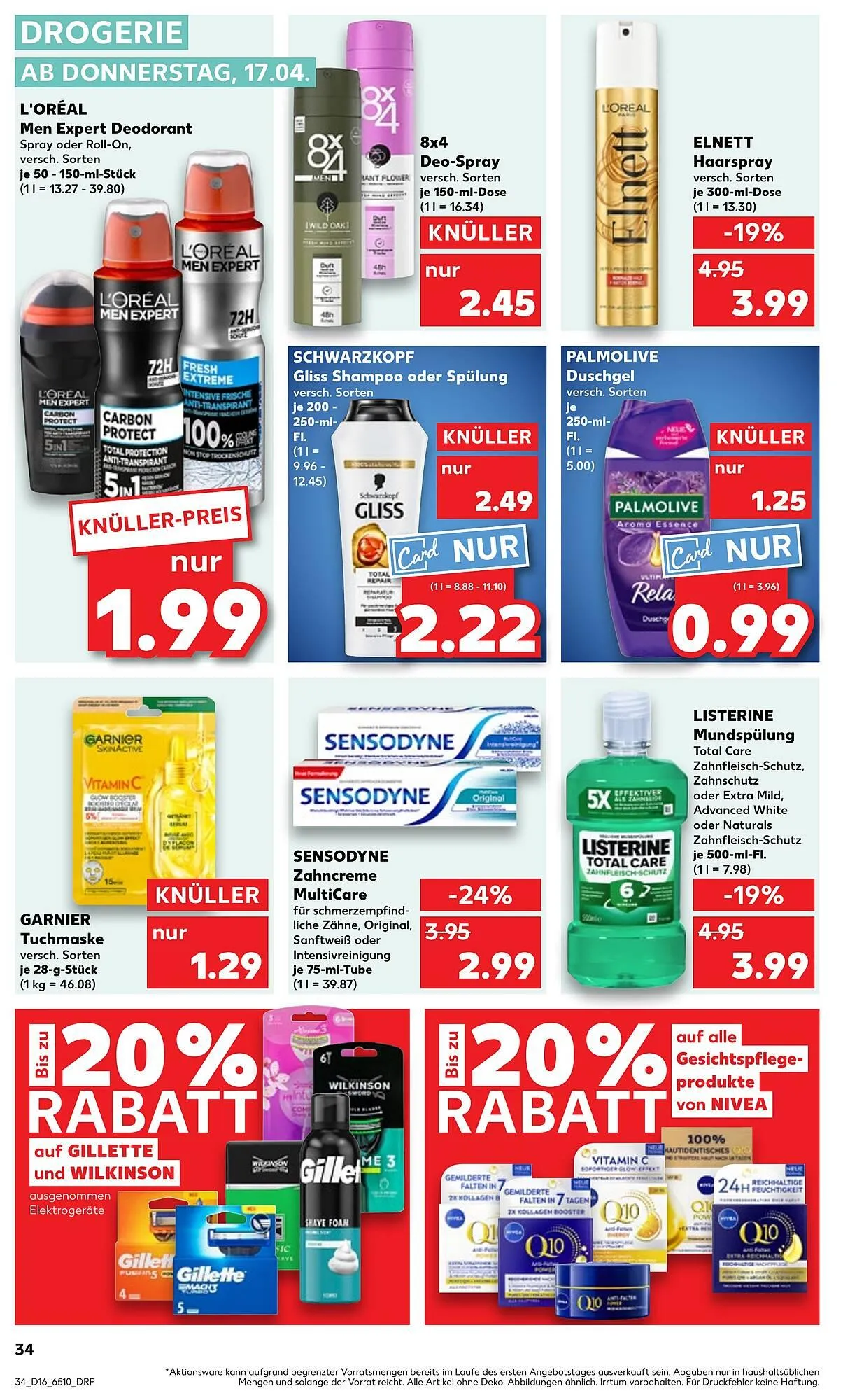 Kaufland Prospekt von 17. April bis 23. April 2025 - Prospekt seite 34