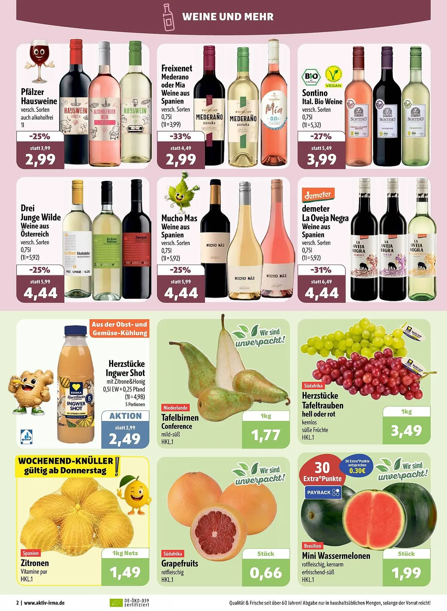 Aktiv Irma Prospekt von 2. März bis 7. März 2026 - Prospekt seite 2