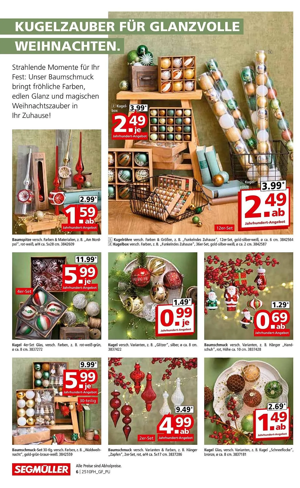 Segmüller Prospekt von 18. Oktober bis 9. November 2025 - Prospekt seite 10
