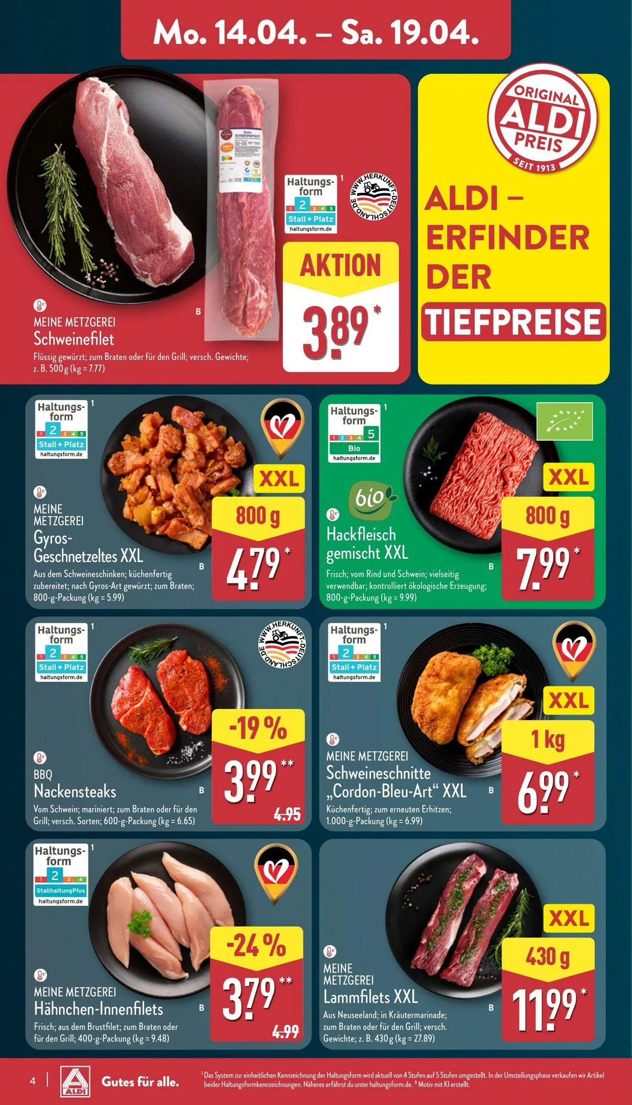 Aldi-Nord von 7. April bis 12. April 2025 - Prospekt seite 4