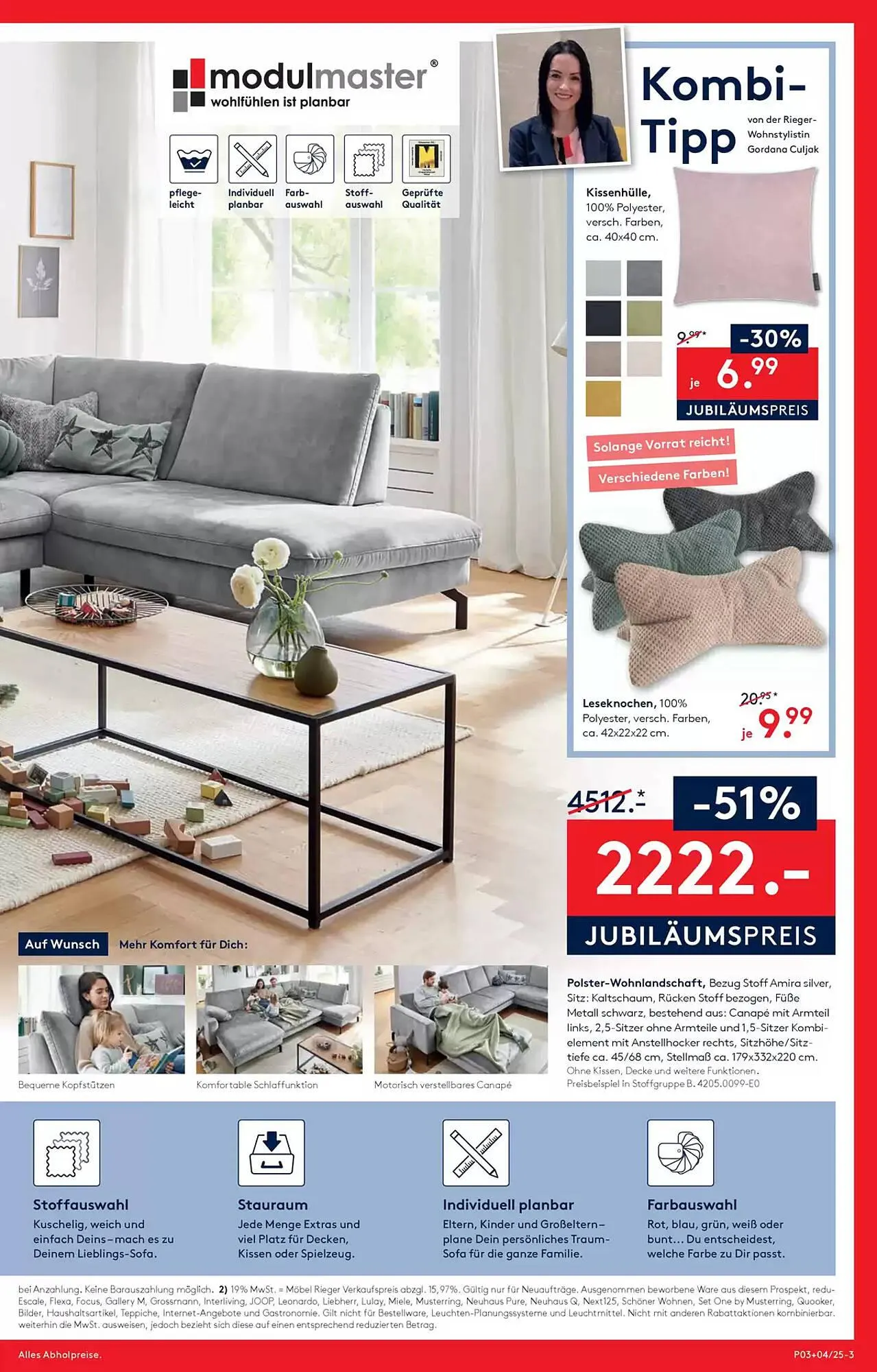 Möbel Rieger Prospekt von 16. Januar bis 23. Januar 2025 - Prospekt seite 3