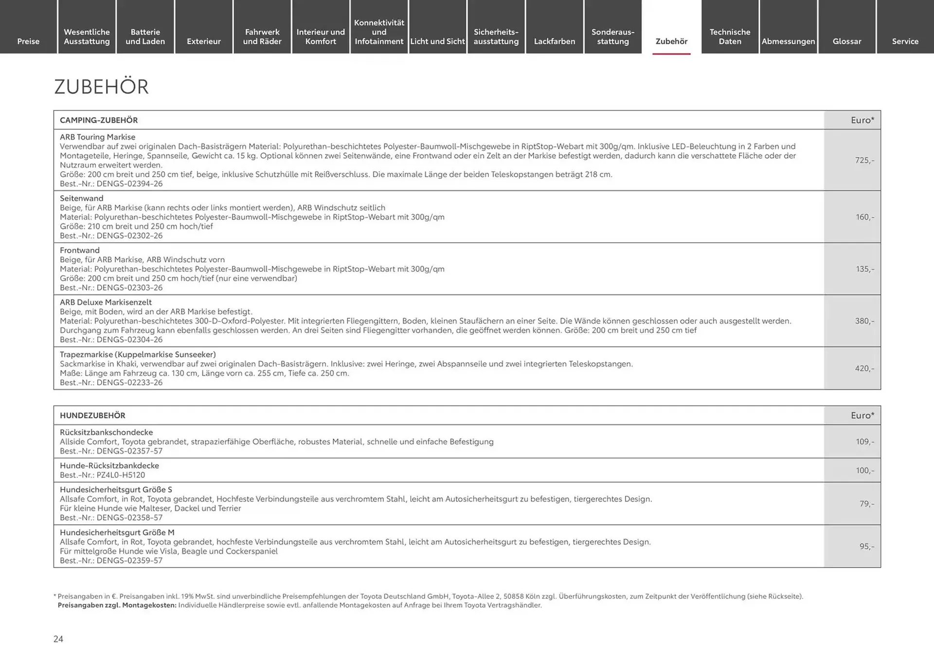 Toyota Prospekt von 26. September bis 26. September 2025 - Prospekt seite 24